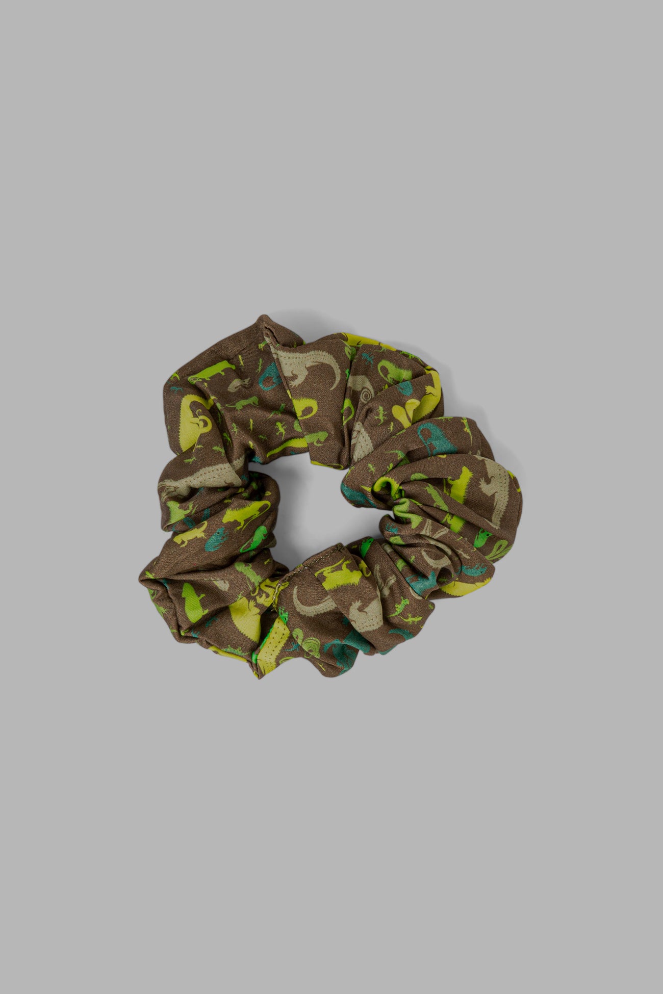 Scrunchie in Eat Your Greens print