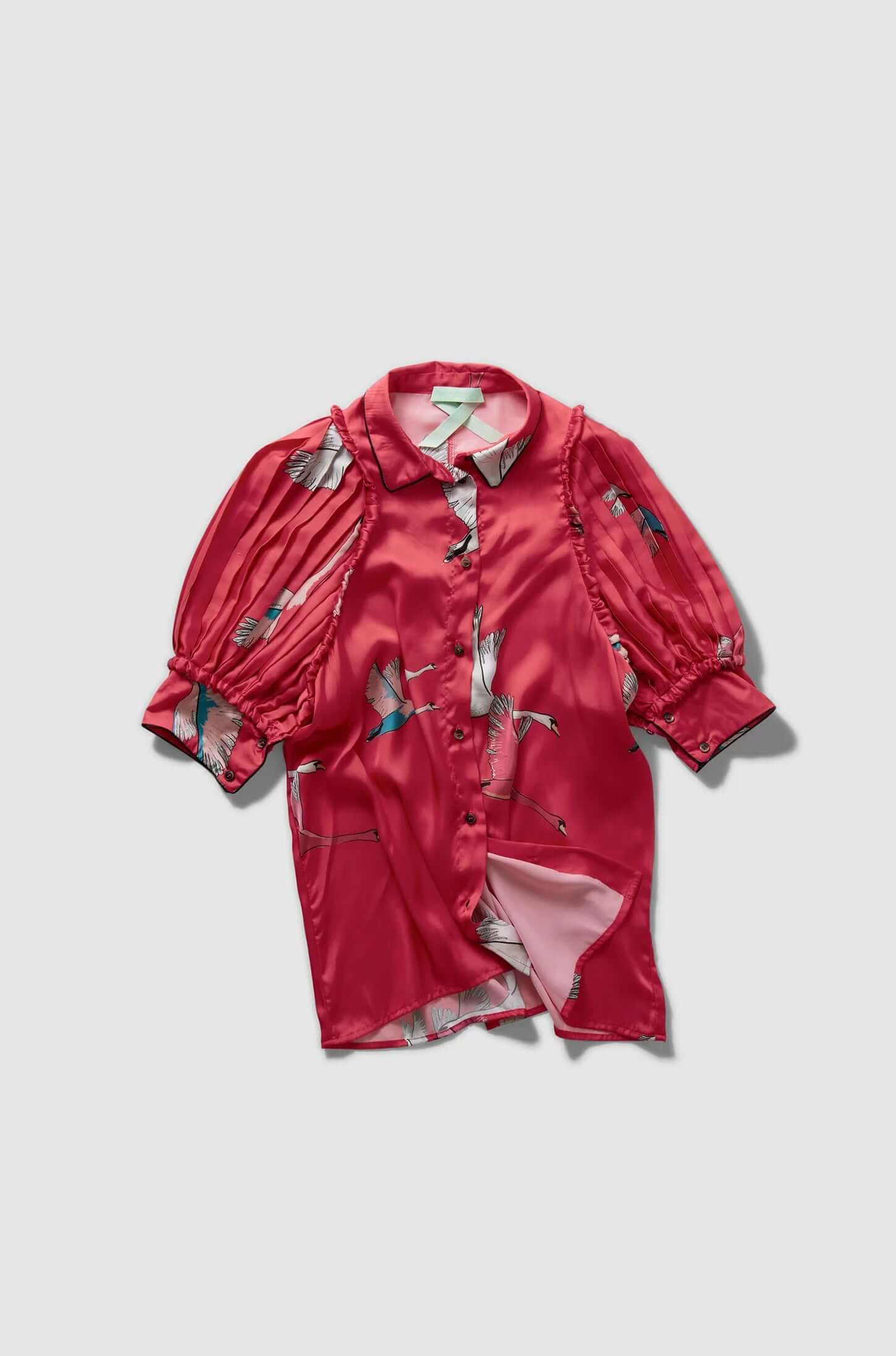 Lex shirt in pink Swan print