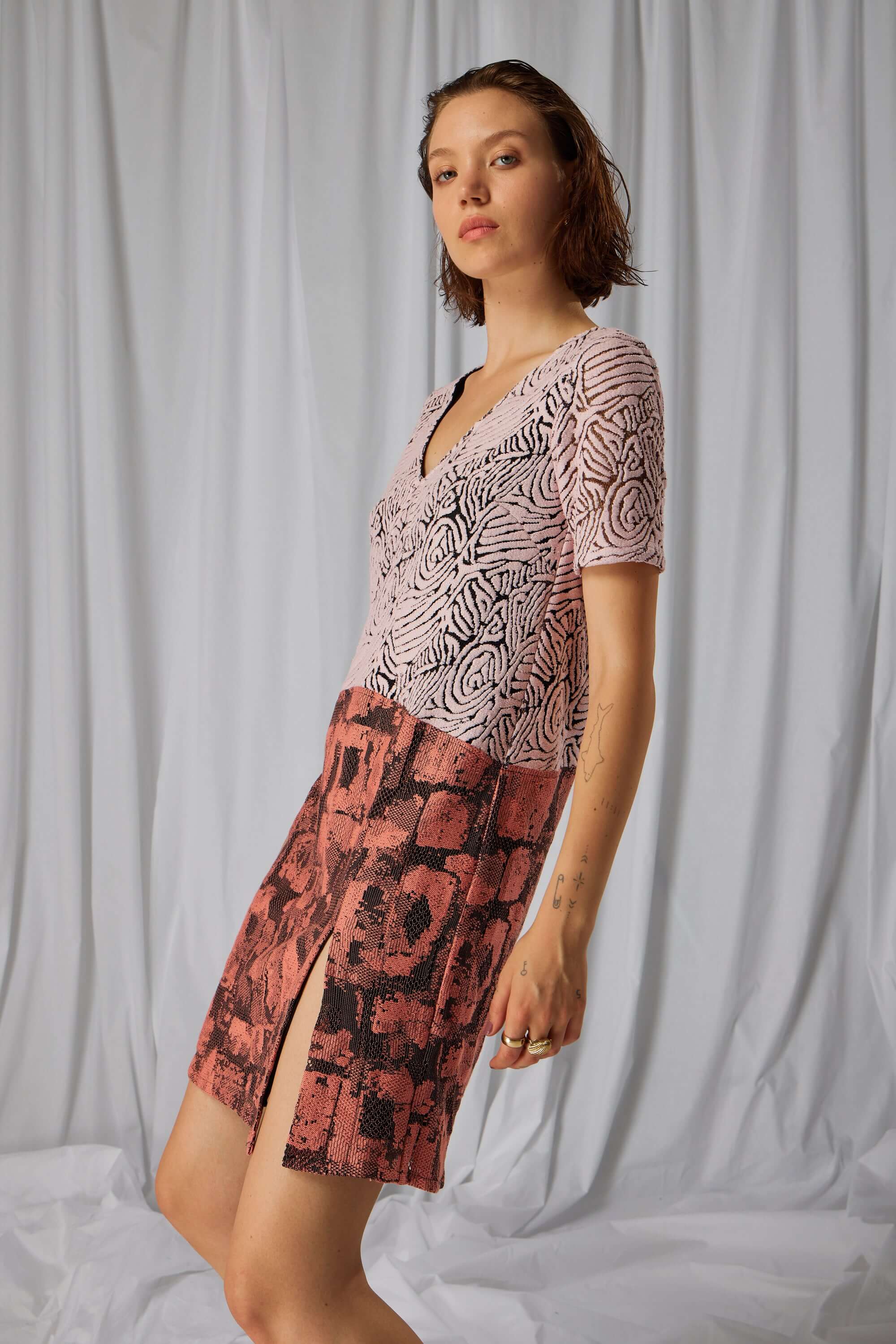 Robe Egon en dentelle Organique