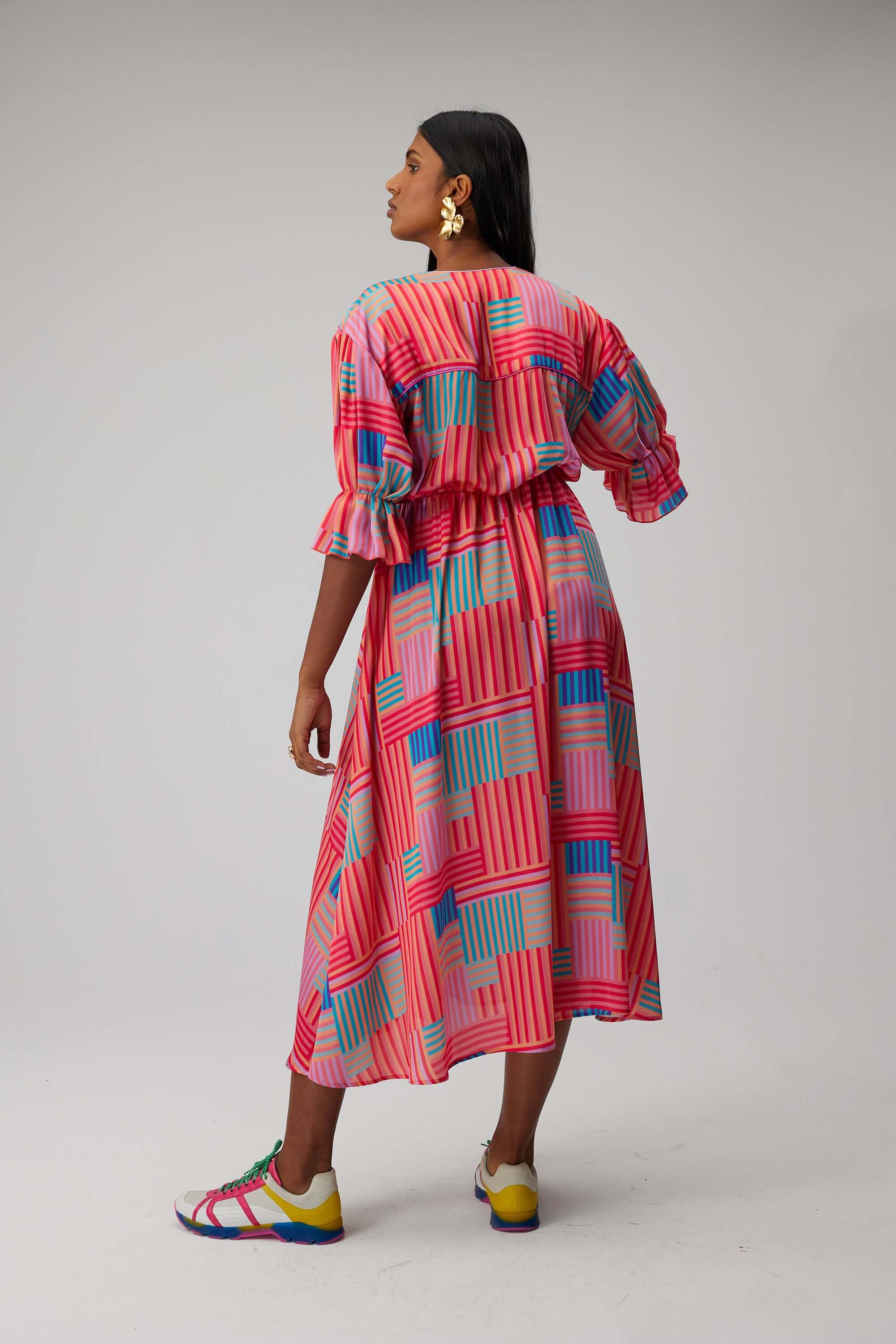 Soma dress in Strike print