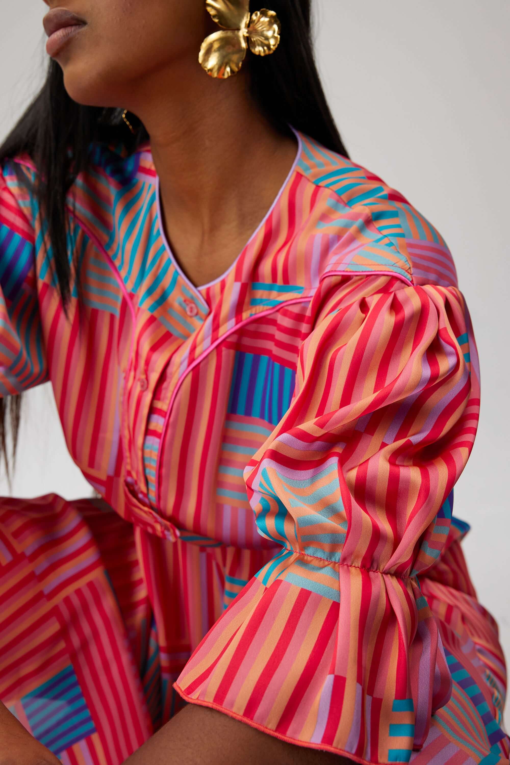 Soma dress in Strike print