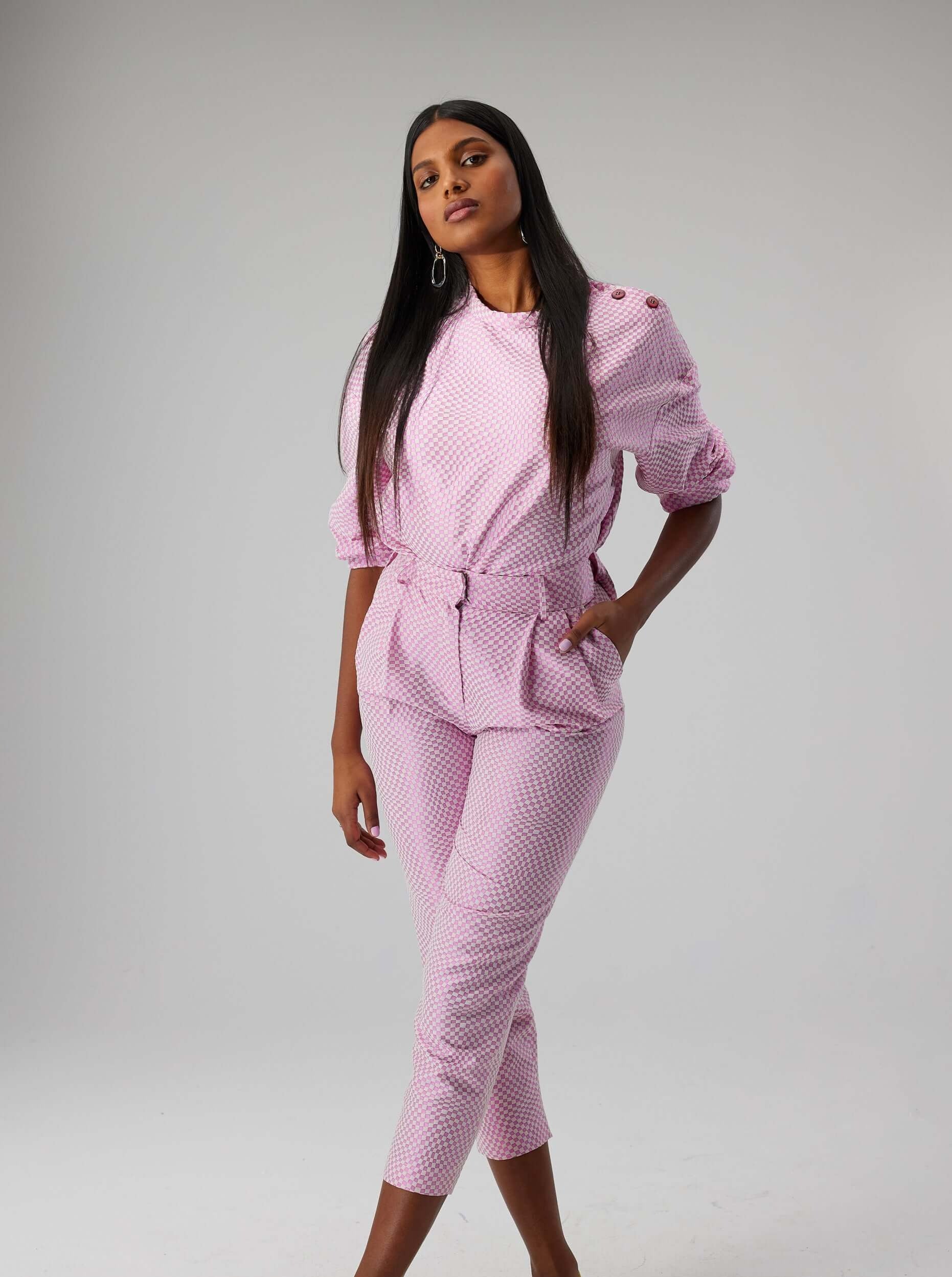 Gabriel pants in Monica chequered