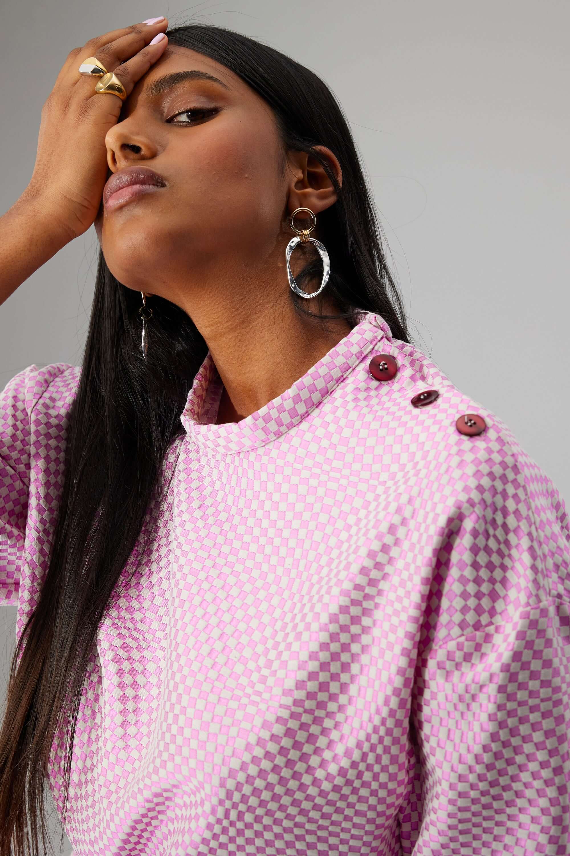 Bobbi sweater in Monica chequered
