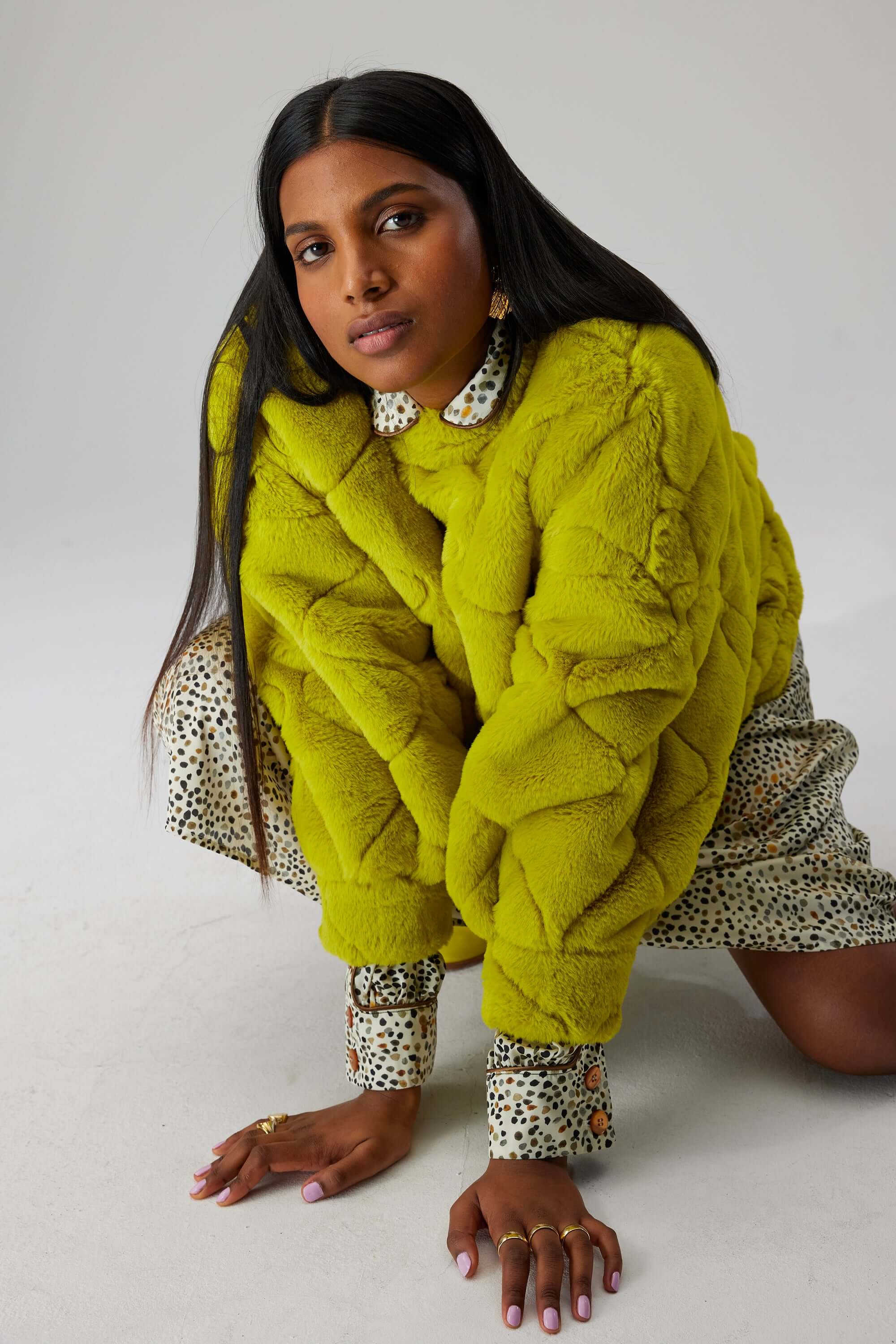 Jumper Harlem en fausse fourrure Fizz
