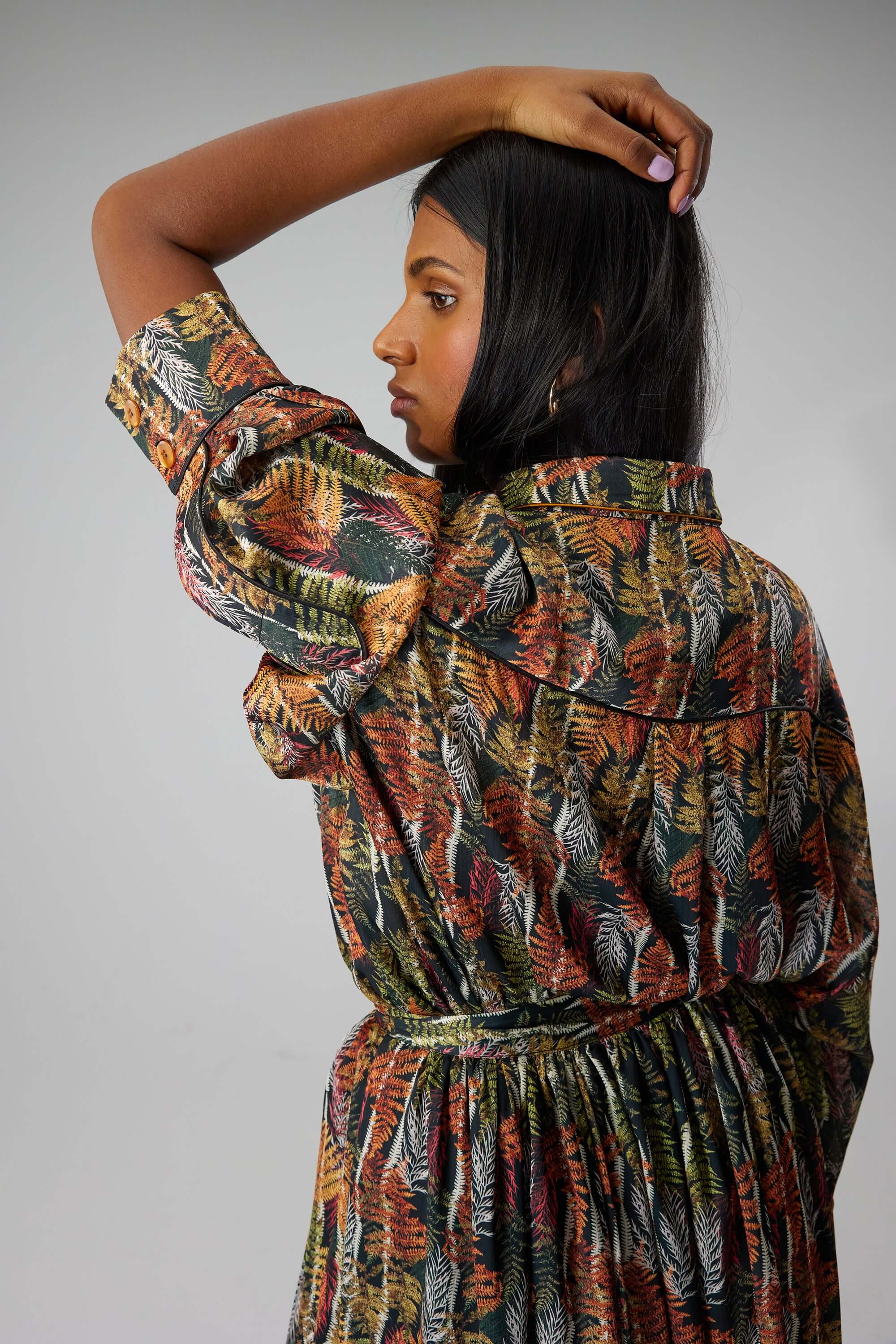 Astrée shirt in Fern print
