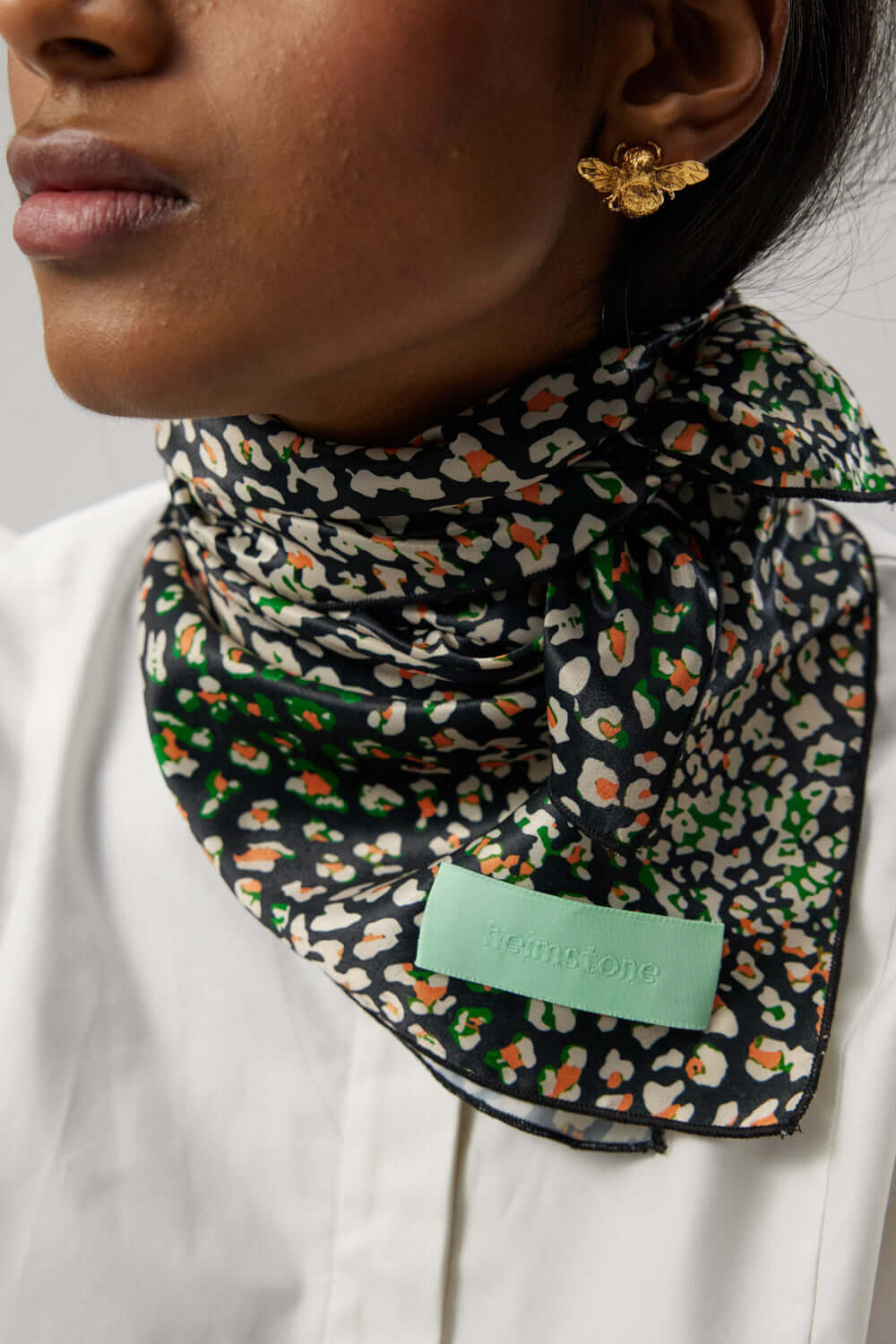 Bandana en imprimé Léopard sauvage