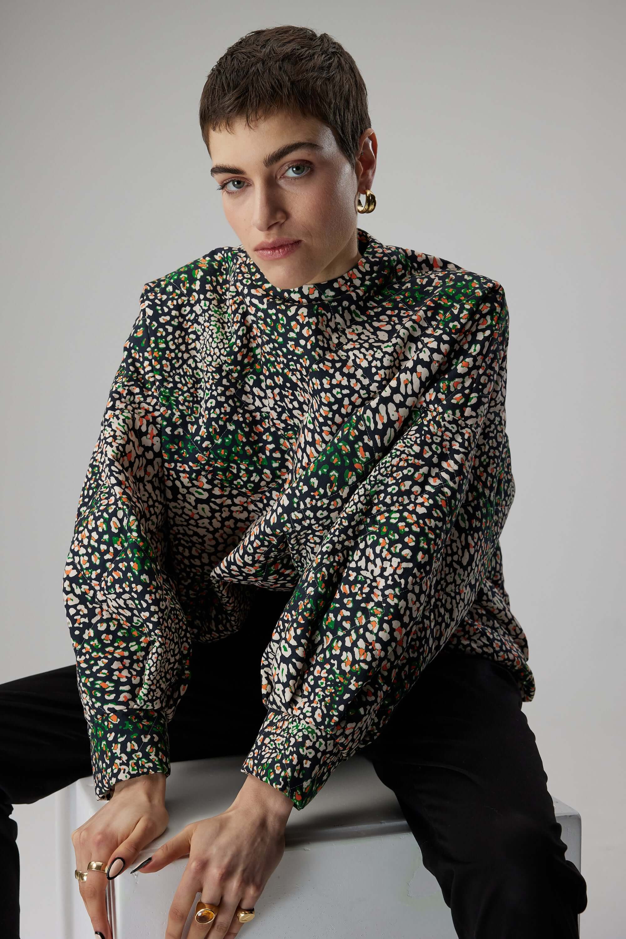 Jumper Harlem en imprimé Léopard sauvage