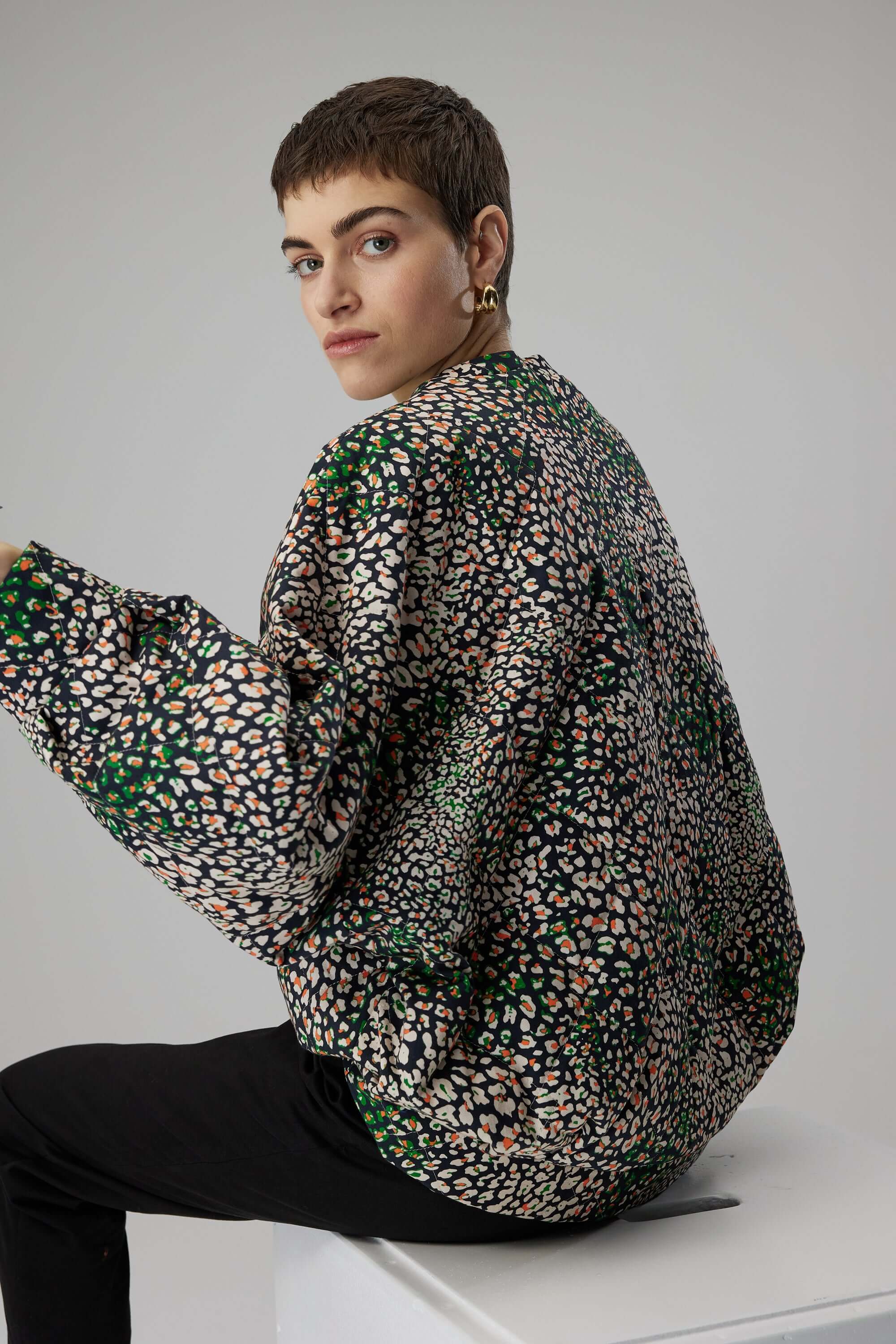 Jumper Harlem en imprimé Léopard sauvage