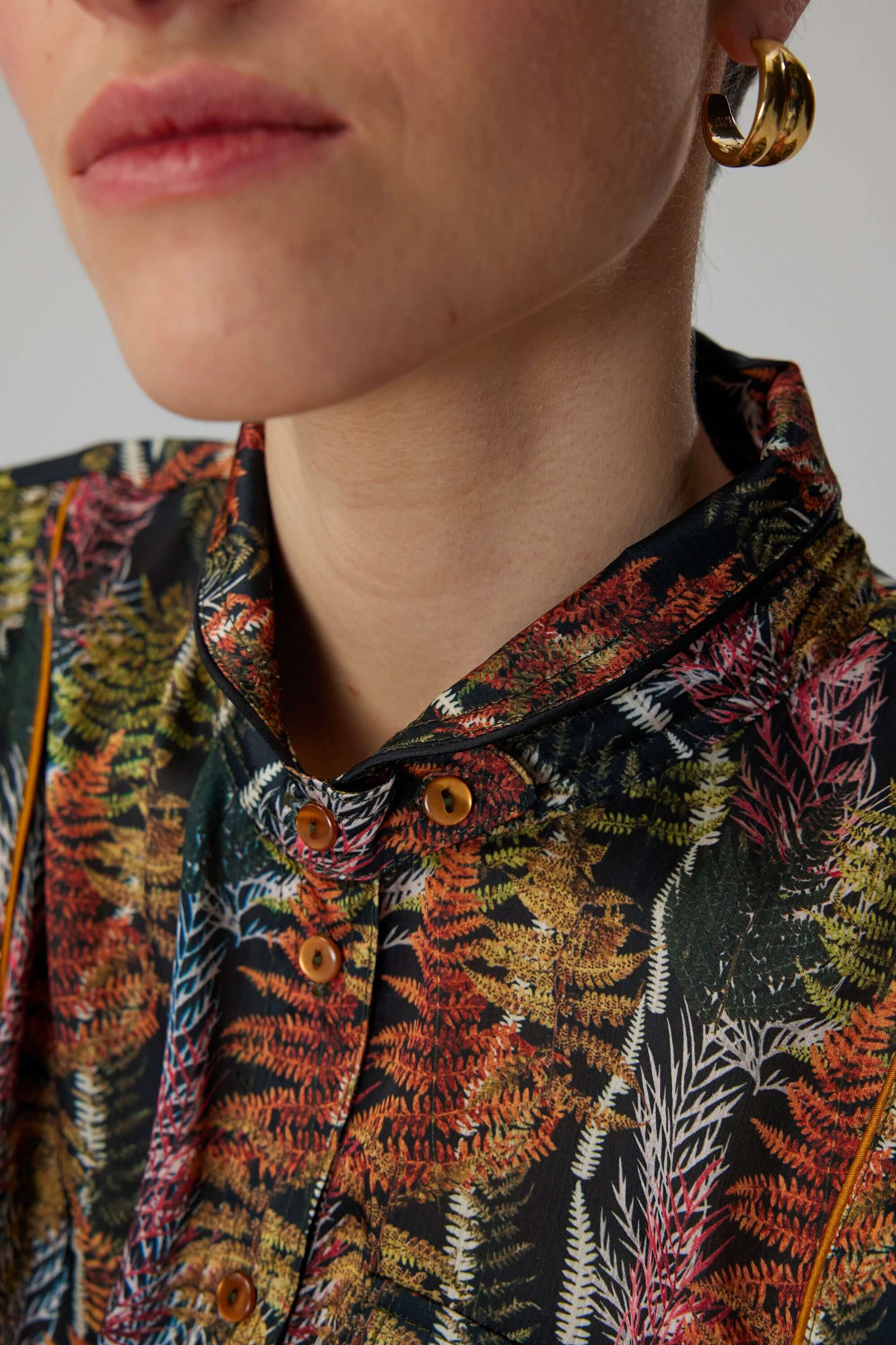 Tokyo shirt in Fern print
