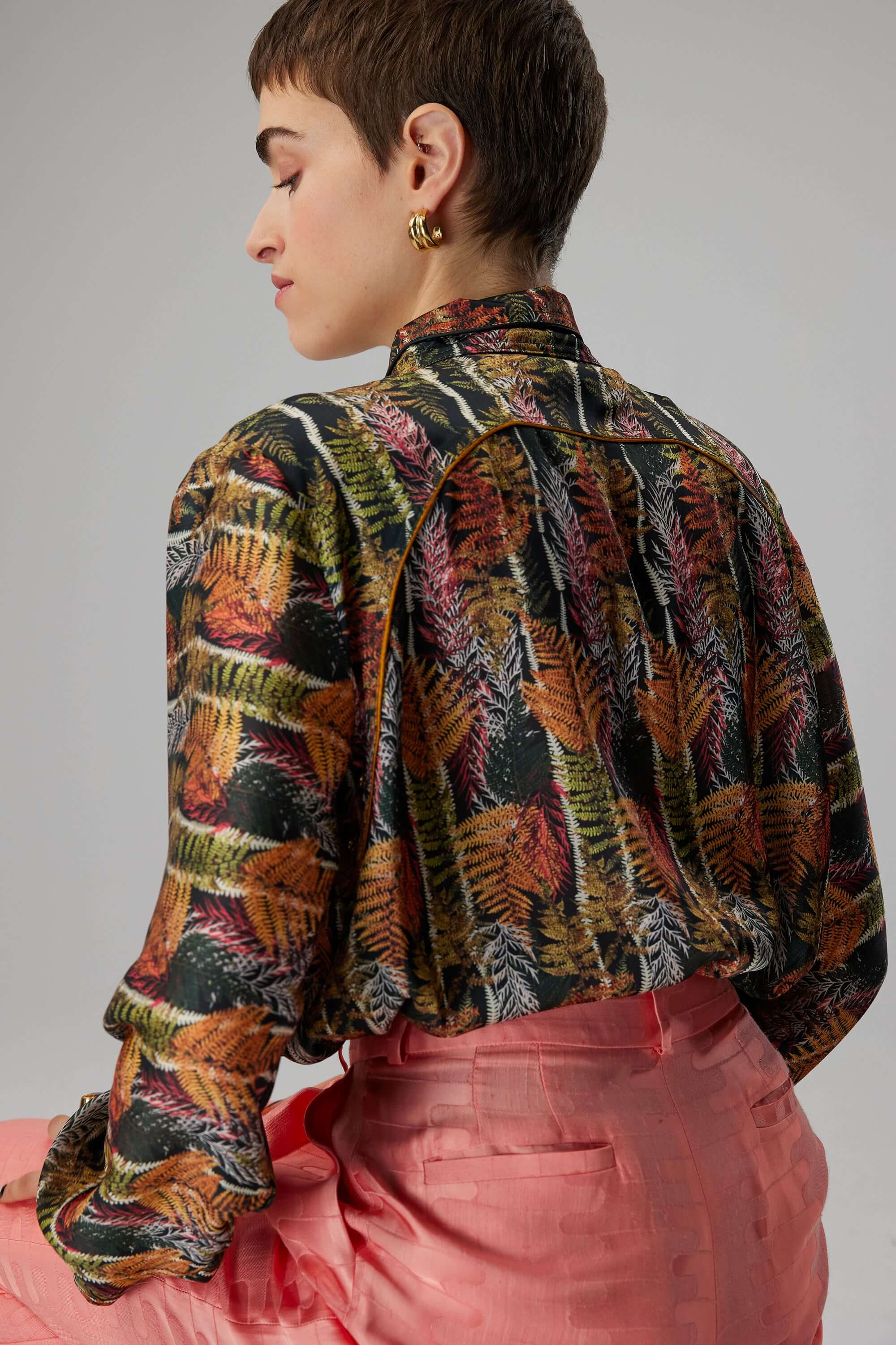 Chemise Tokyo en imprimé Fern