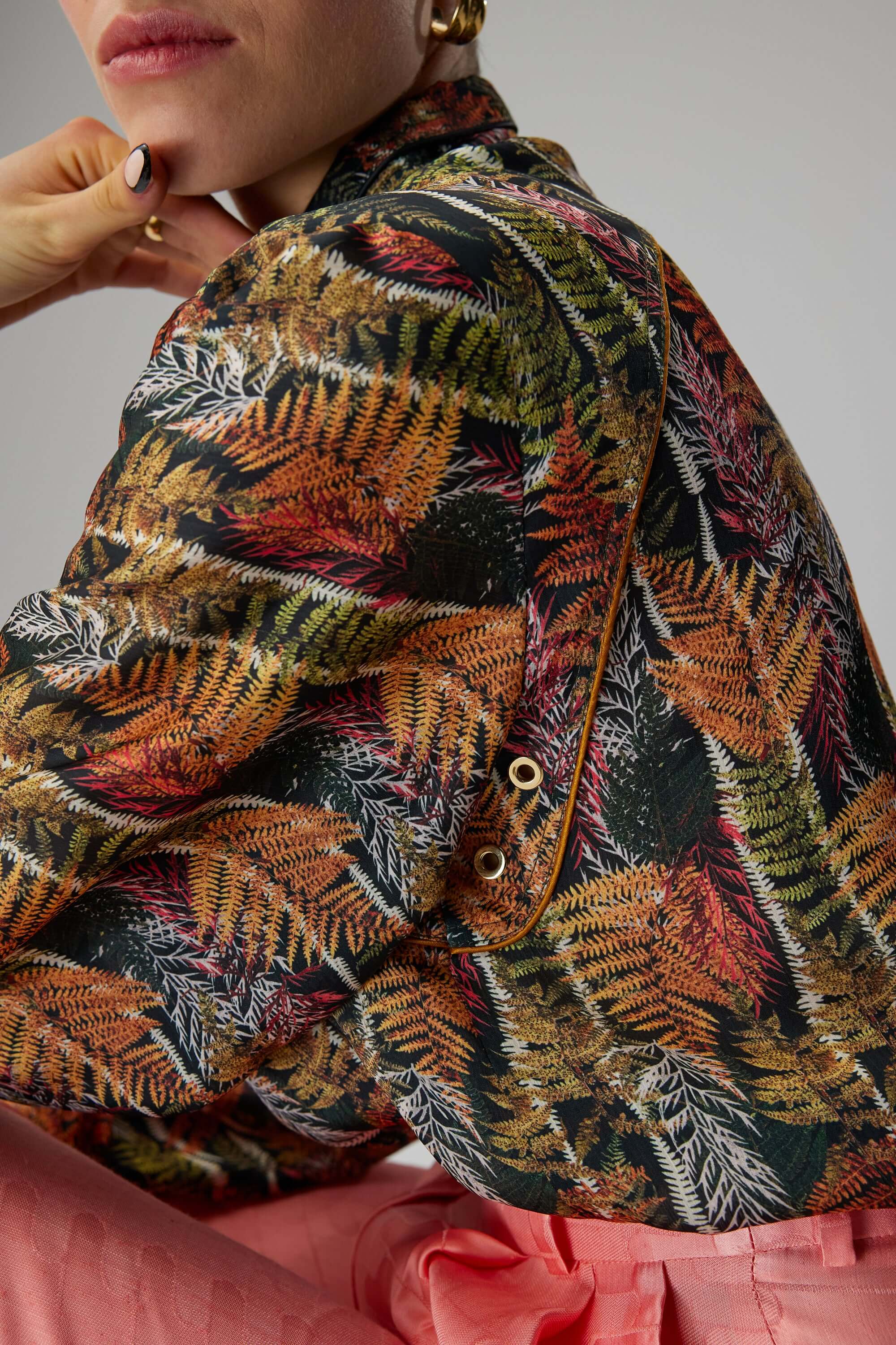 Chemise Tokyo en imprimé Fern