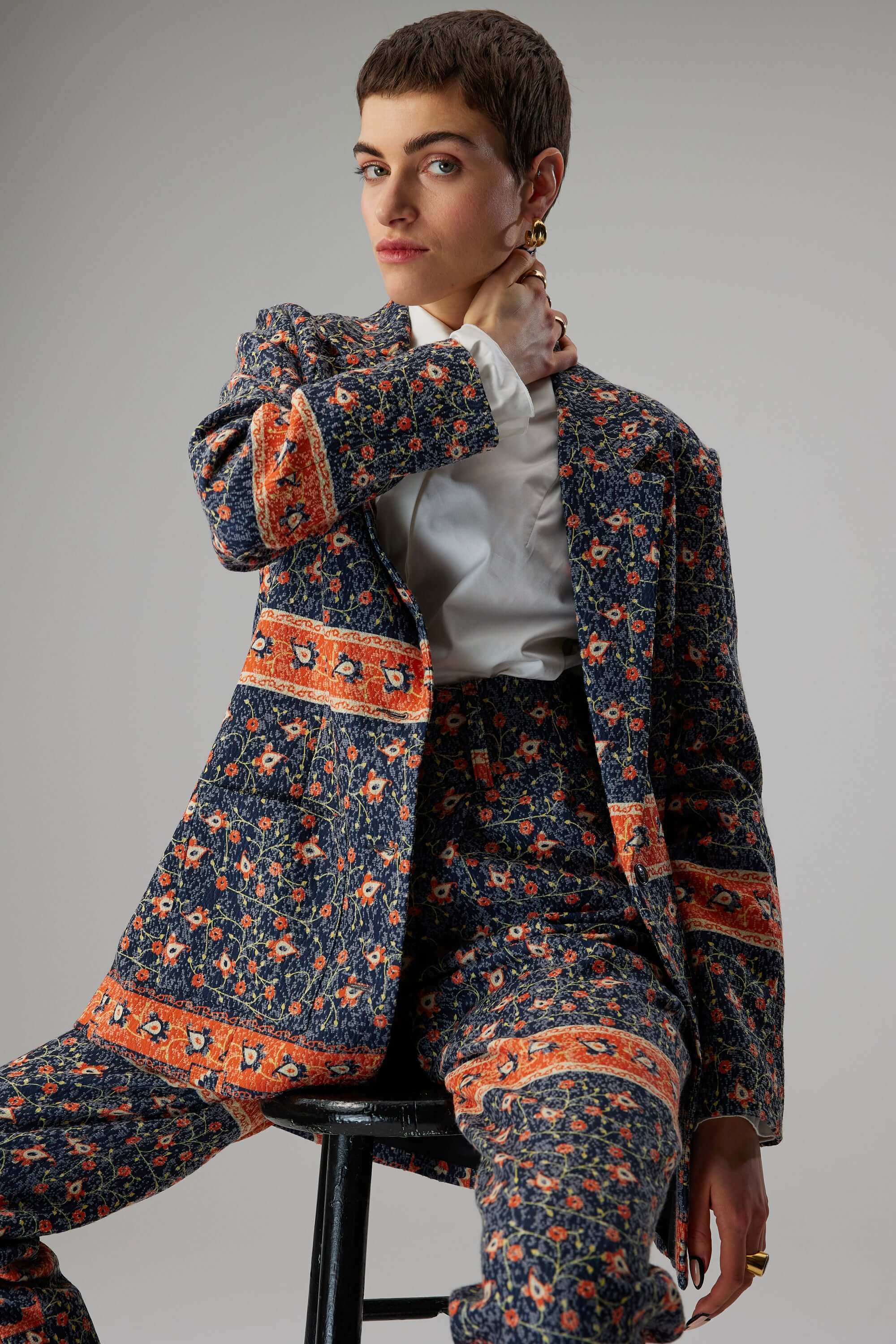 Sonny Crockett blazer in Bourbon fabric