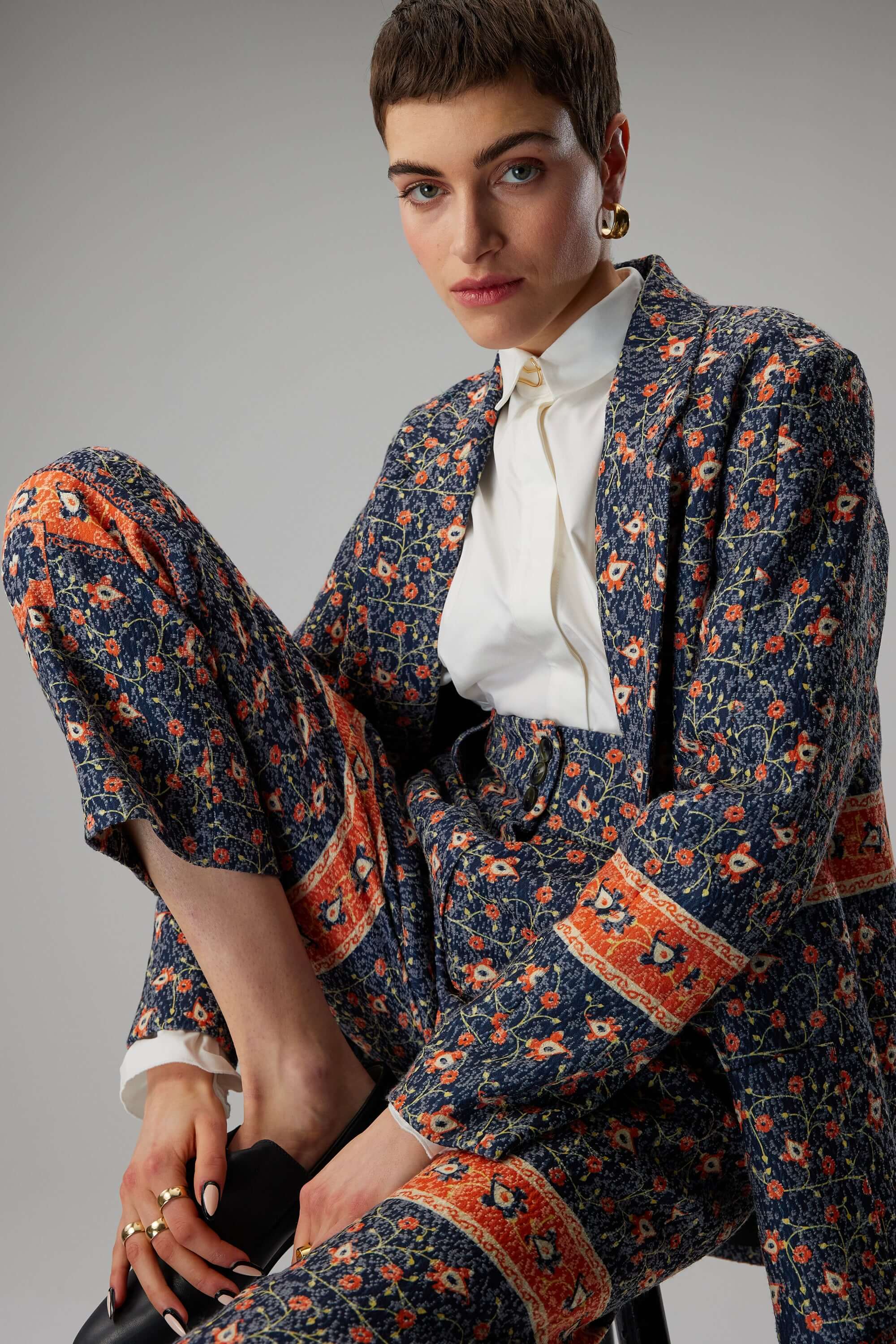 Sonny Crockett blazer in Bourbon fabric