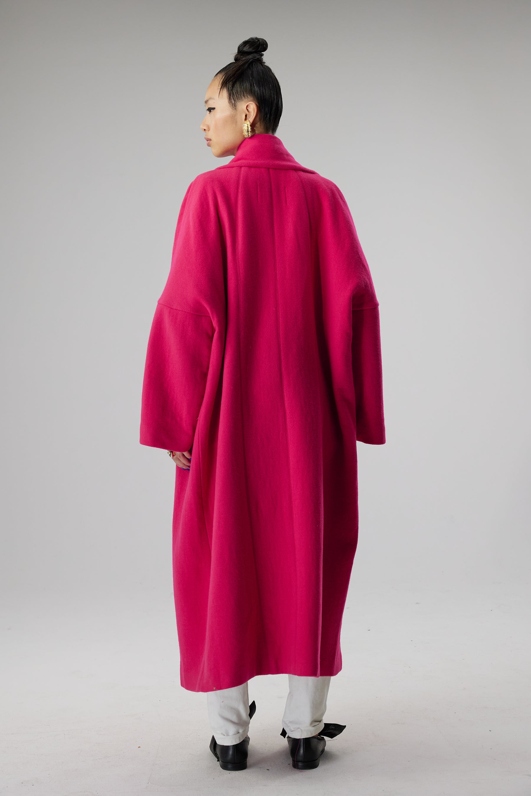 Eren coat in pink Razuberi cashmere