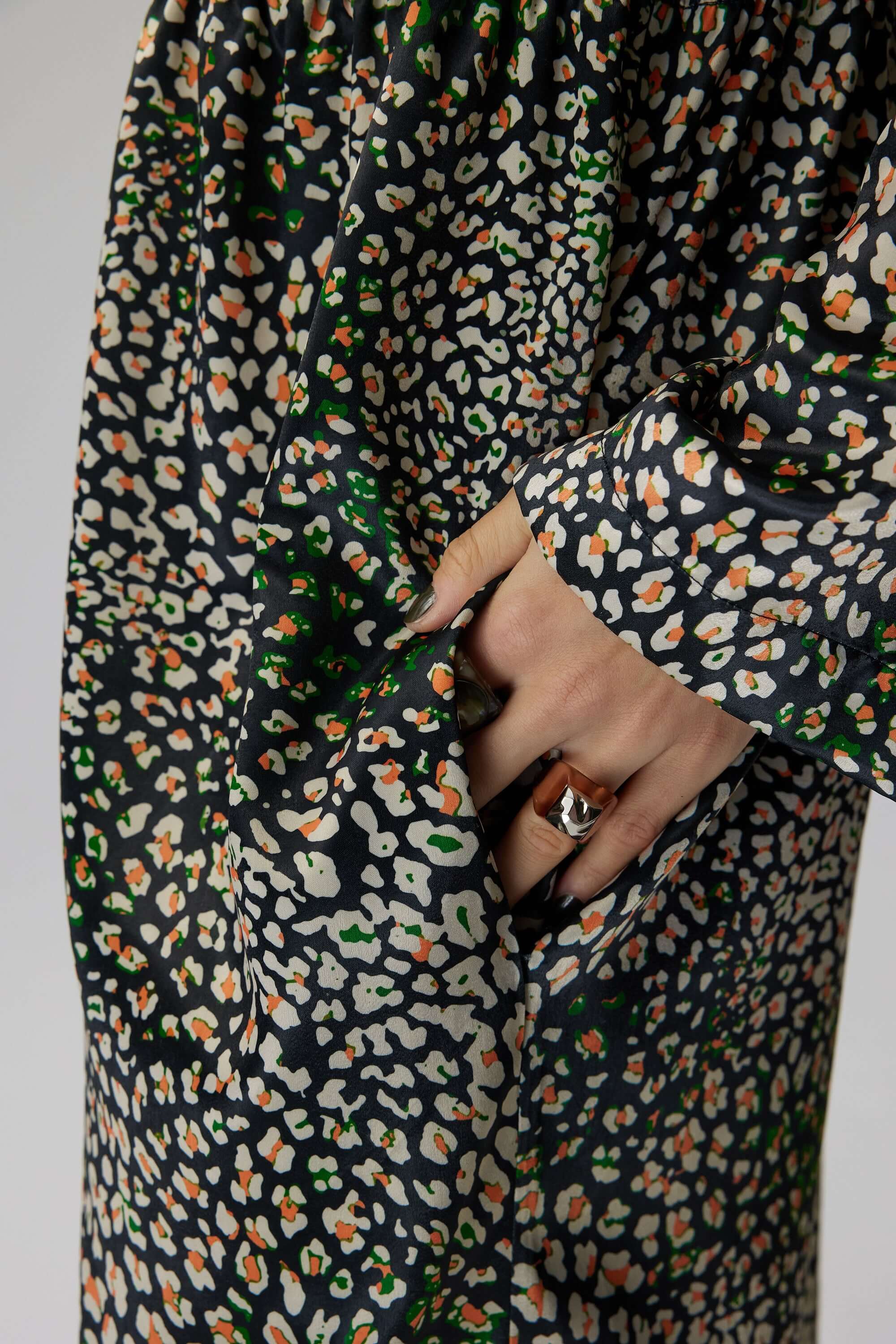 Yoka jumpsuit in wild Leopard print Woman Heimstone