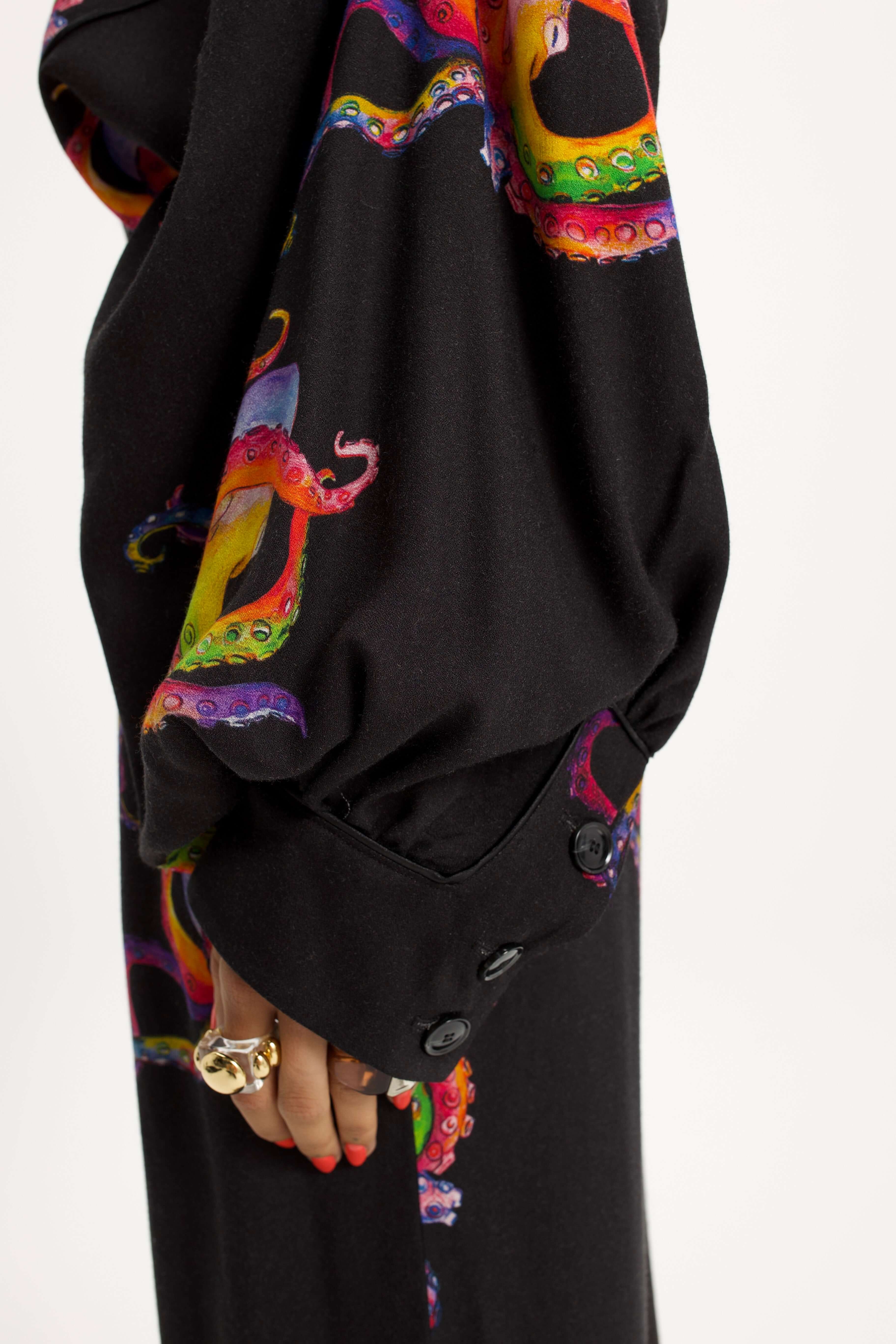 Tasman Shirt in Happy Octopus Print