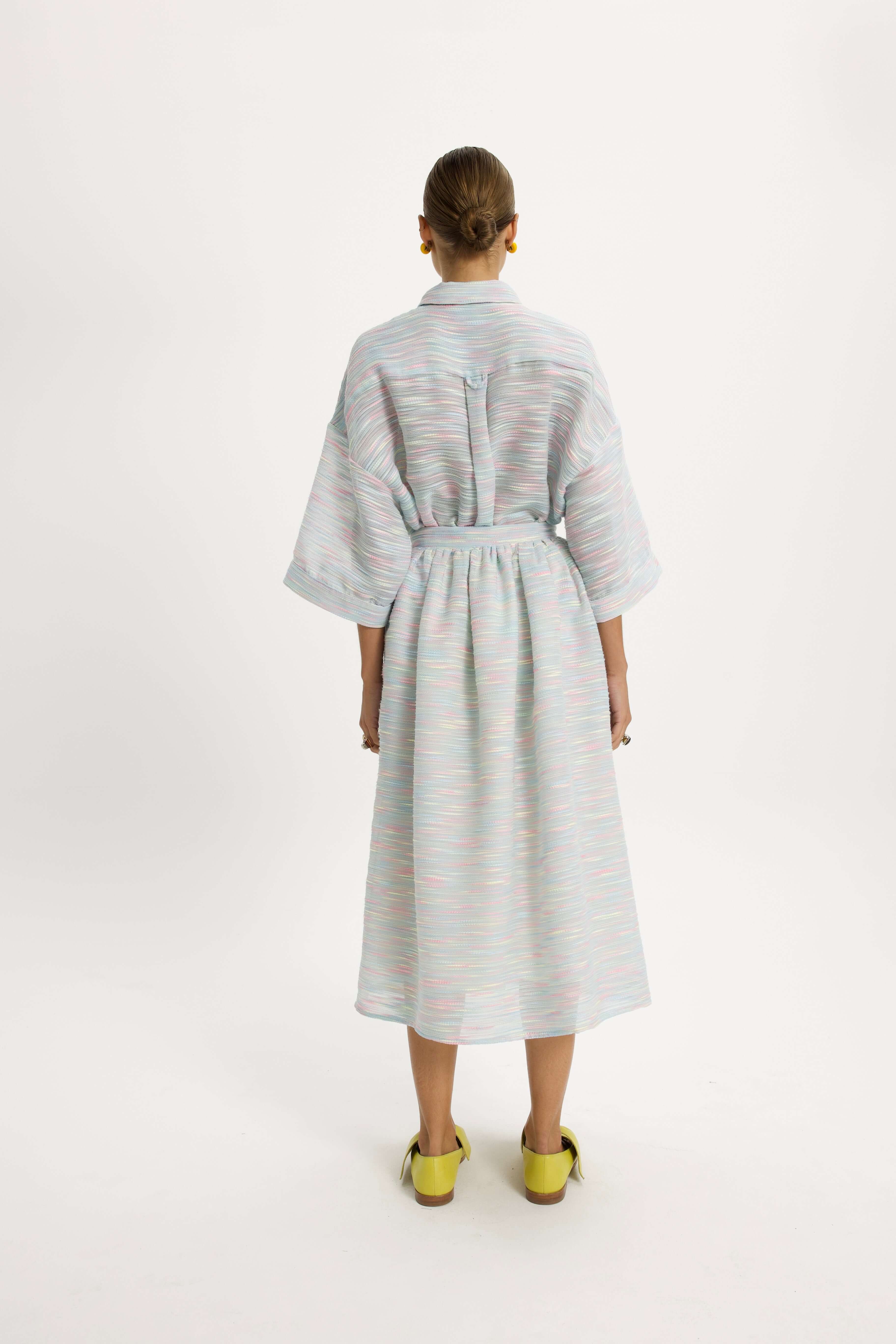 Orso Skirt in Woven Fabric Rainbow