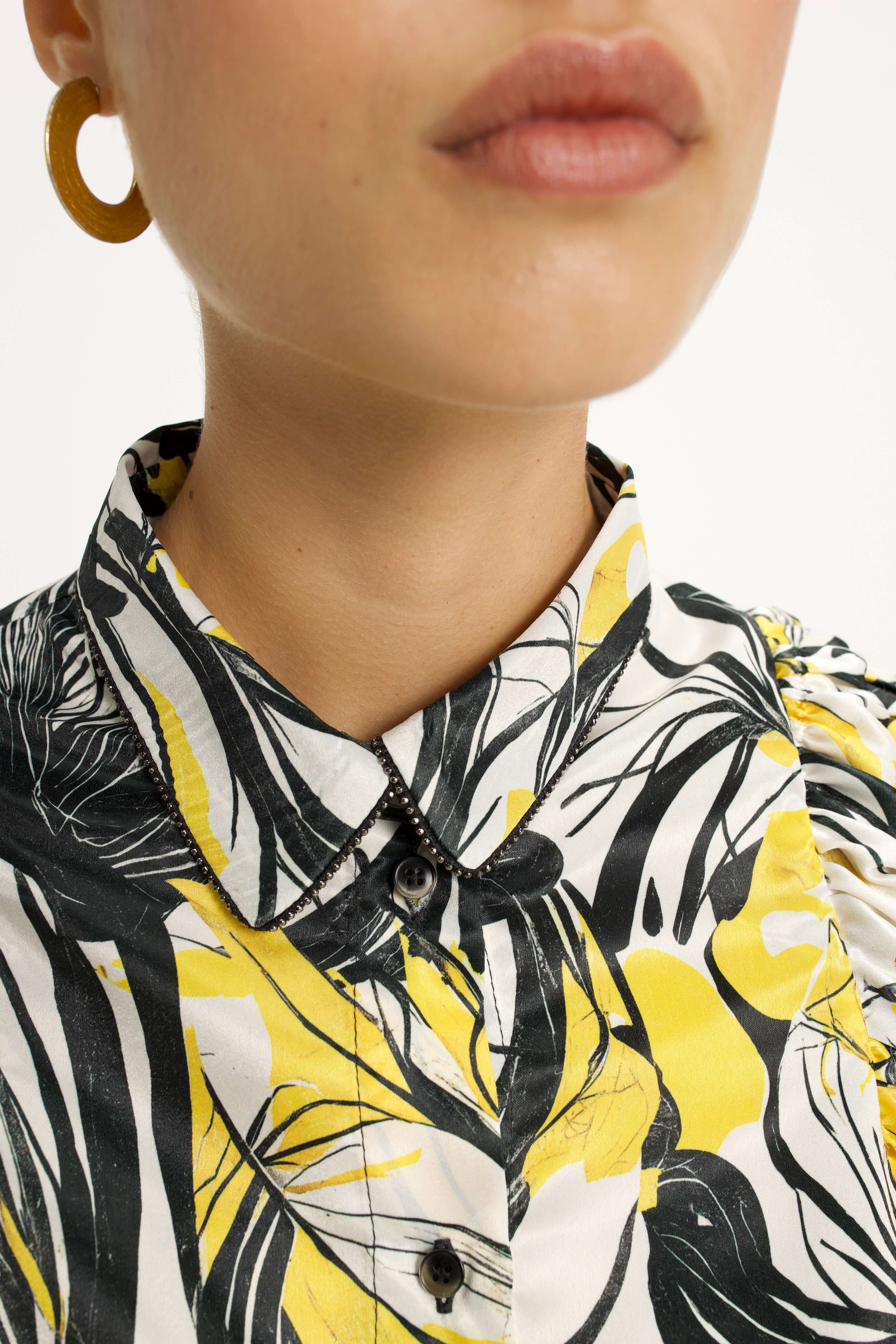 Lex Shirt in Seaweed In Motion Print