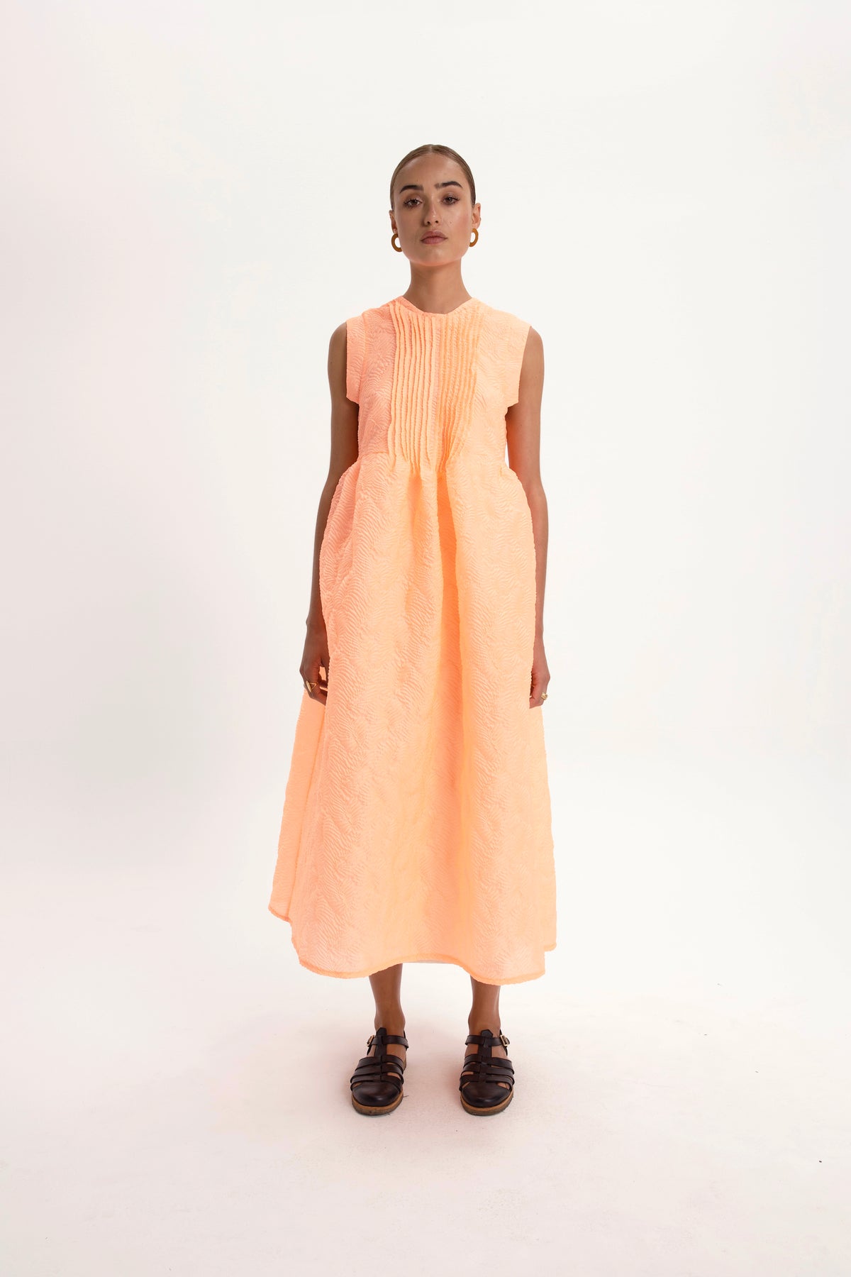 Thelma dress in Oursins Roe canvas