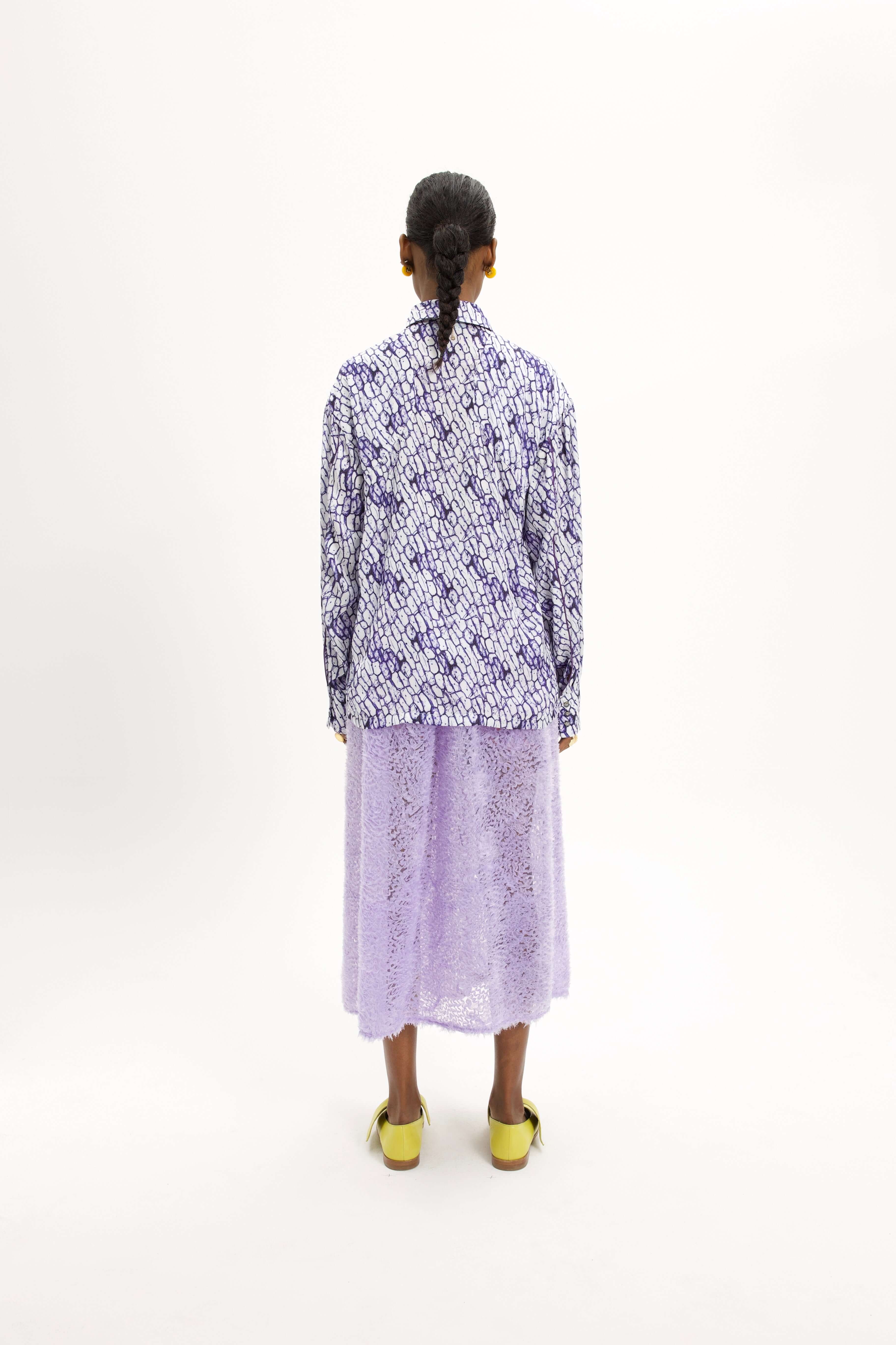 Chemise Elwood en imprimé cellules encrées