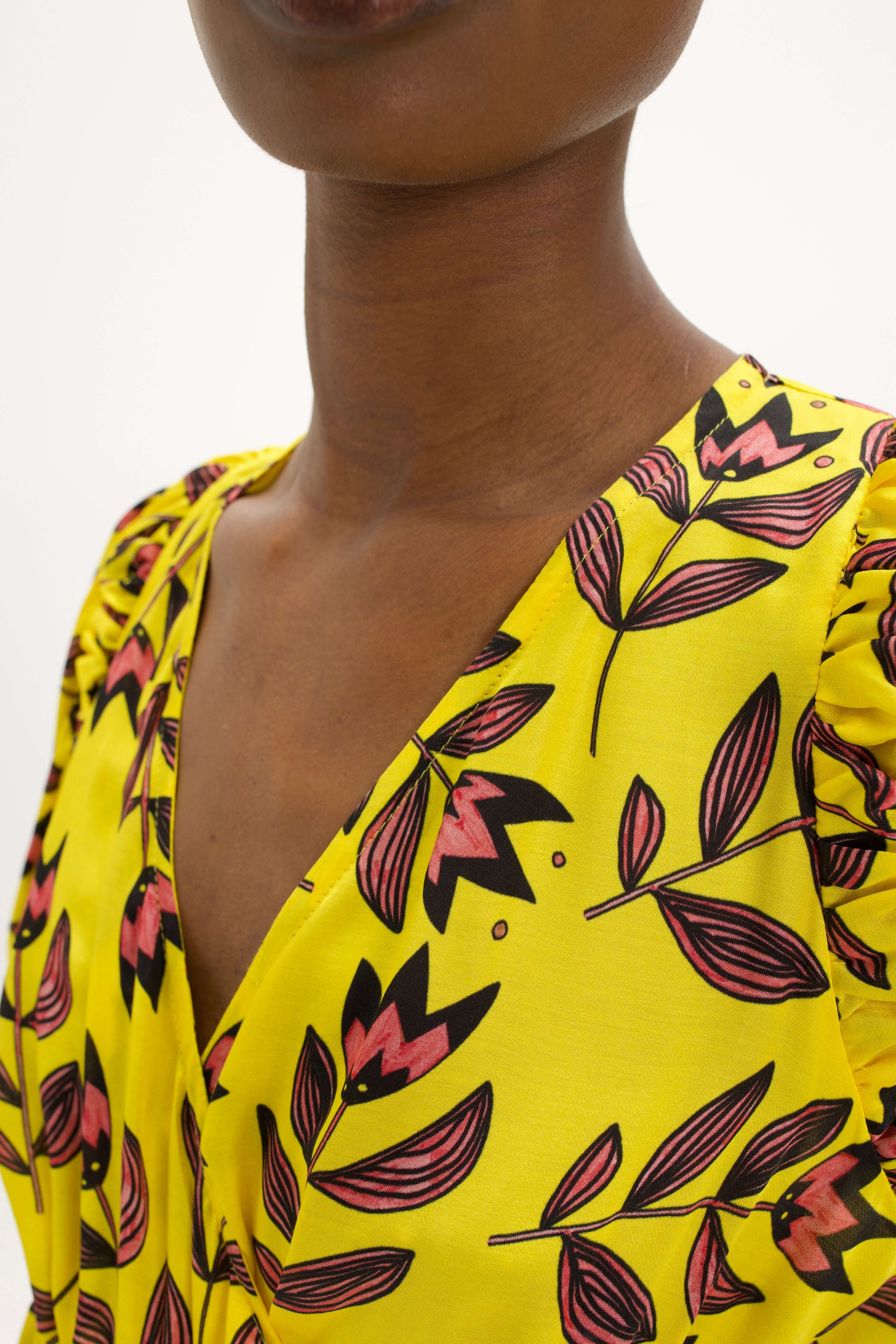 Jim Dress in Moderns Flowers Print