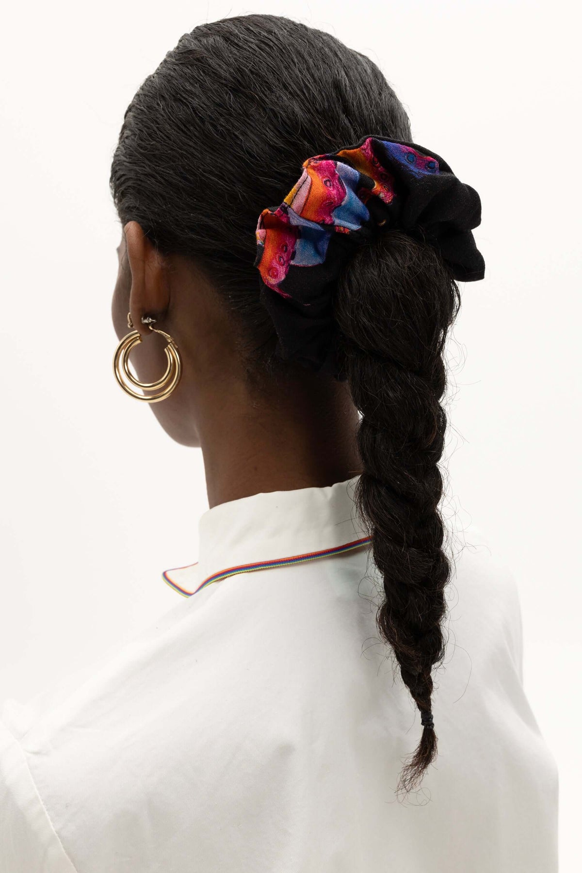 Scrunchie in Poulpe Heureux print