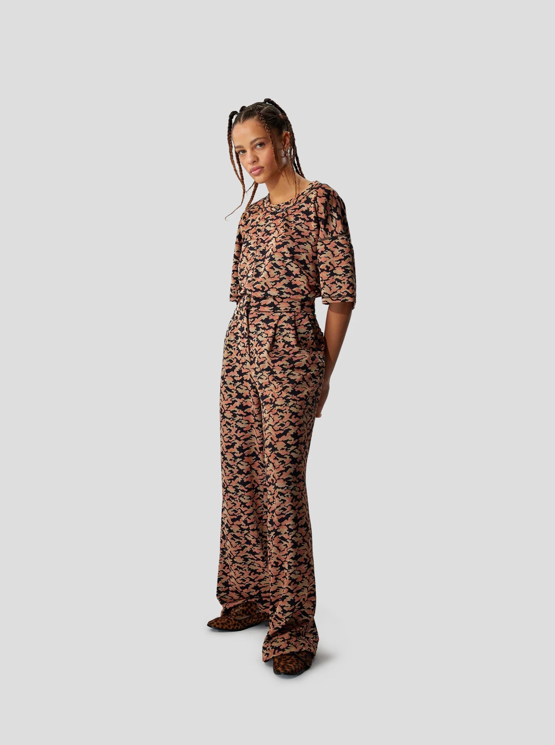 Moor pants in Feline knit