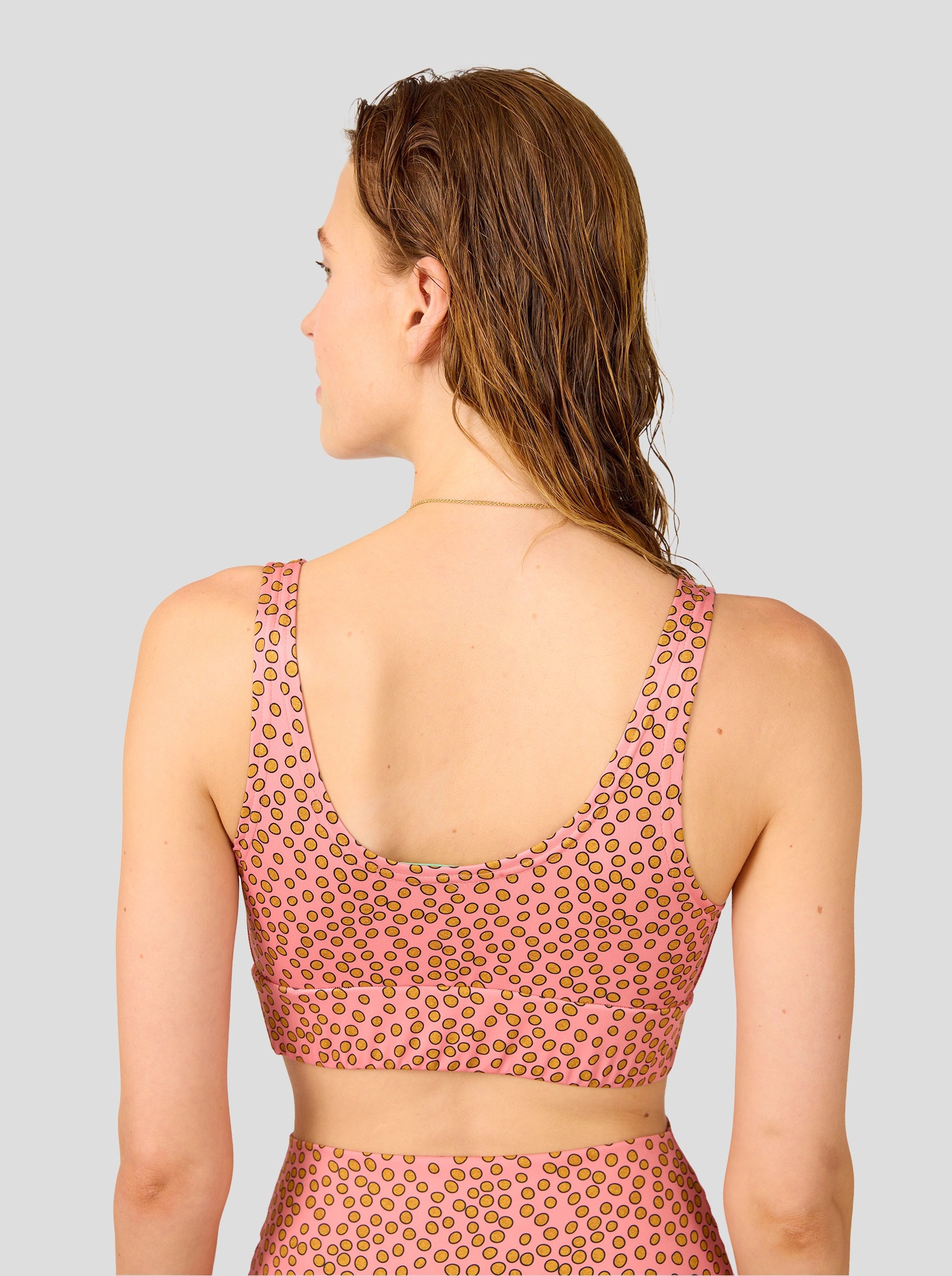 BRASSIERE BORIS IN CANYON CLAY MESSY DOTS PRINT