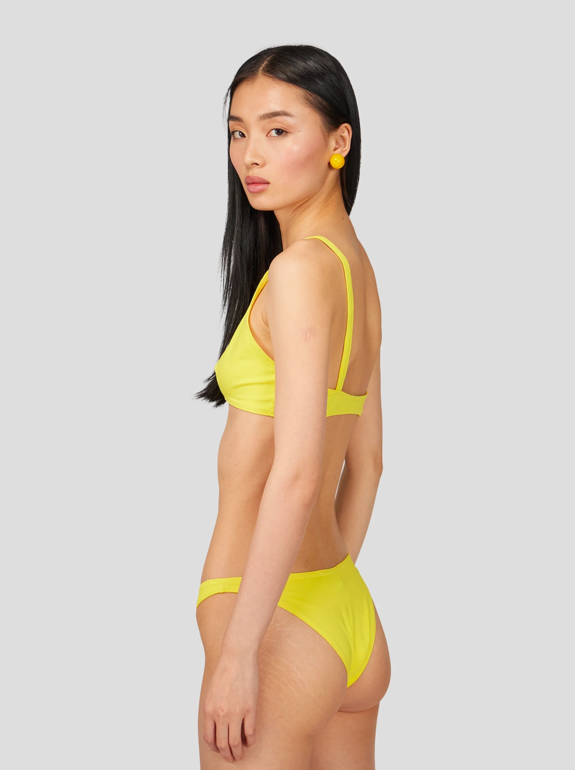 Gala Bra Swimsuit in Yellow Arnica