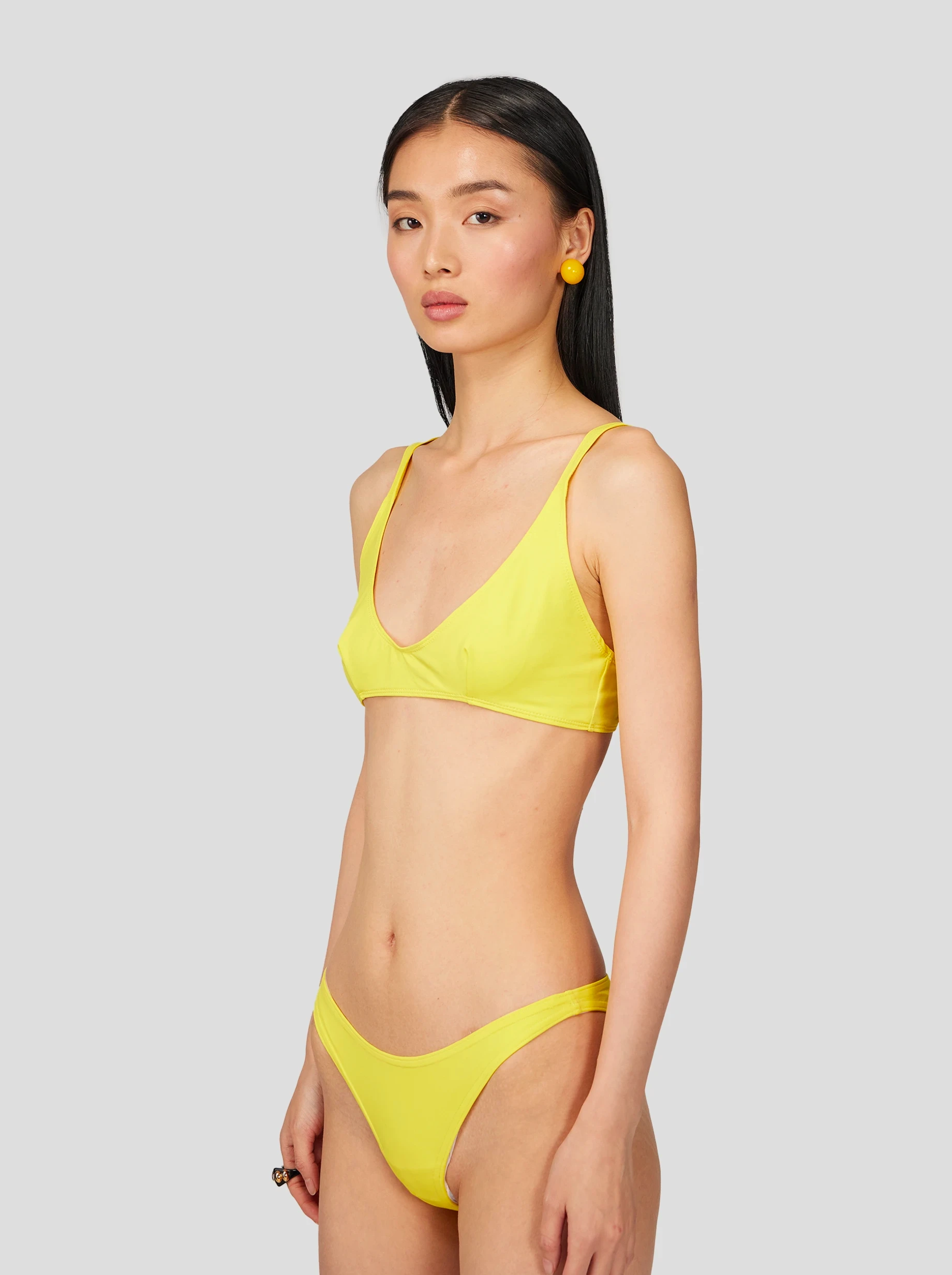 Gala Bottom Swimsuit in Yellow Arnica