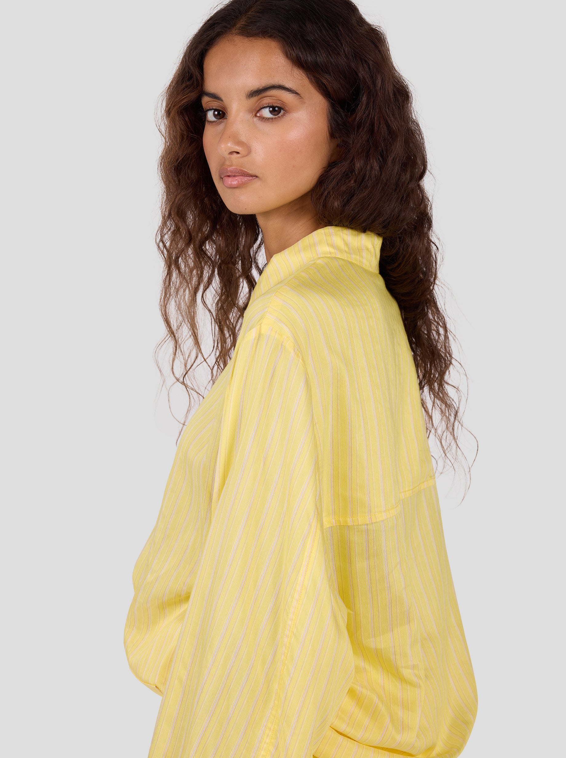 Buffalo Shirt in Limoncello Stripes