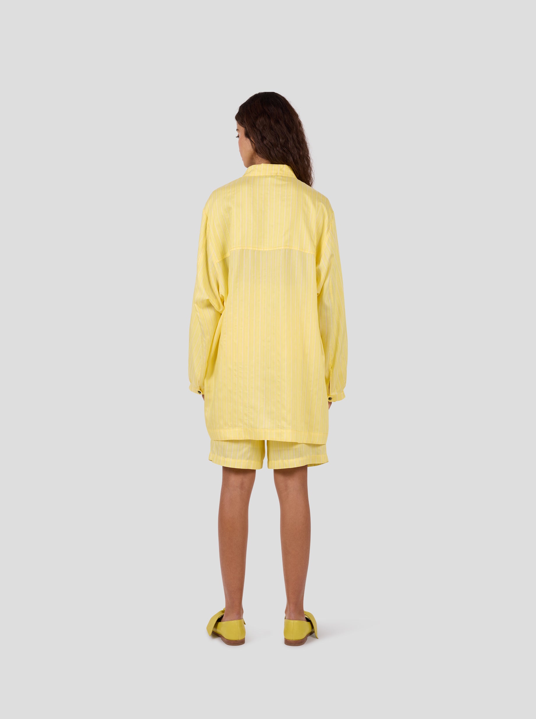 Buffalo Shirt in Limoncello Stripes