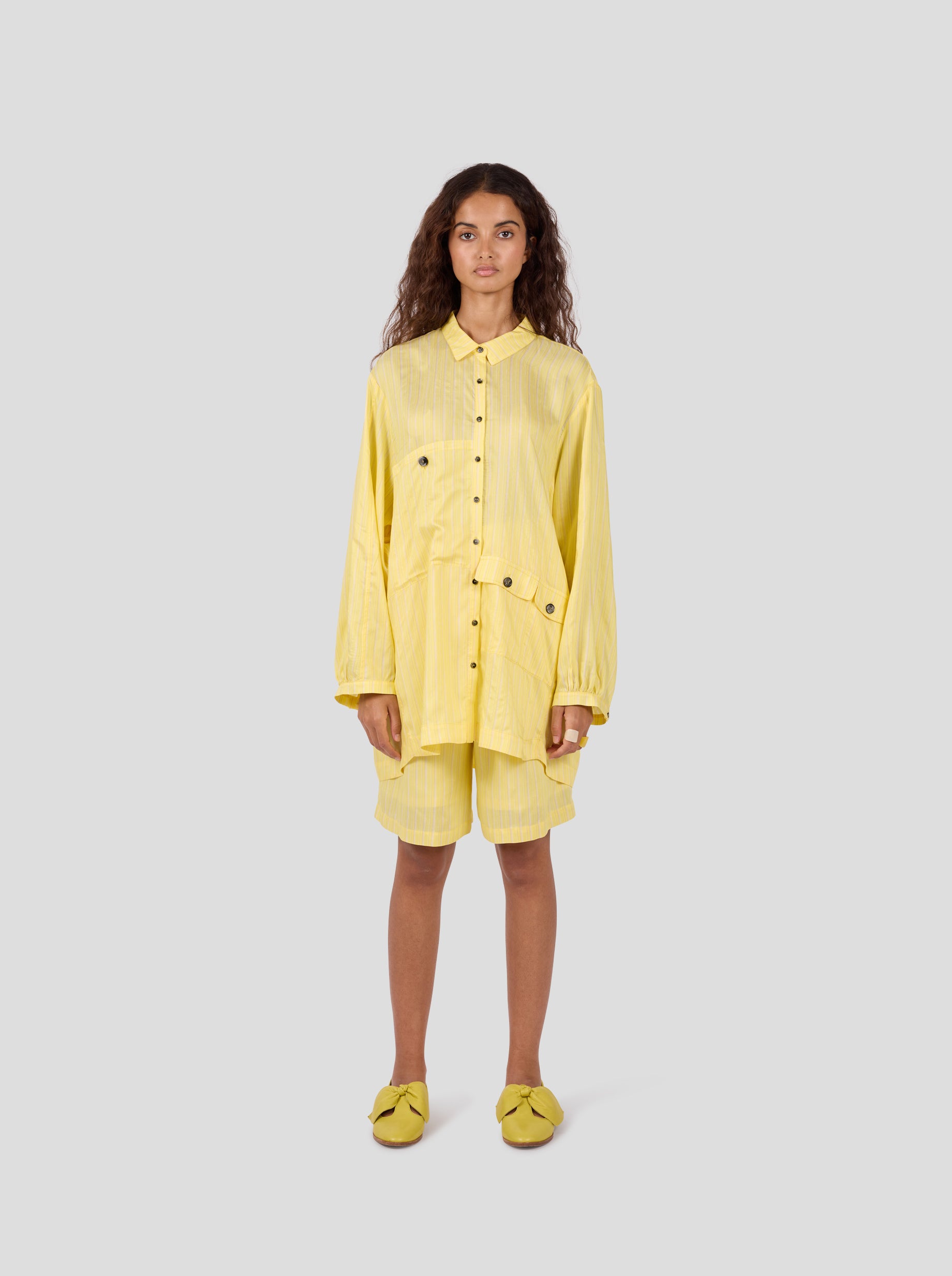 Buffalo Shirt in Limoncello Stripes