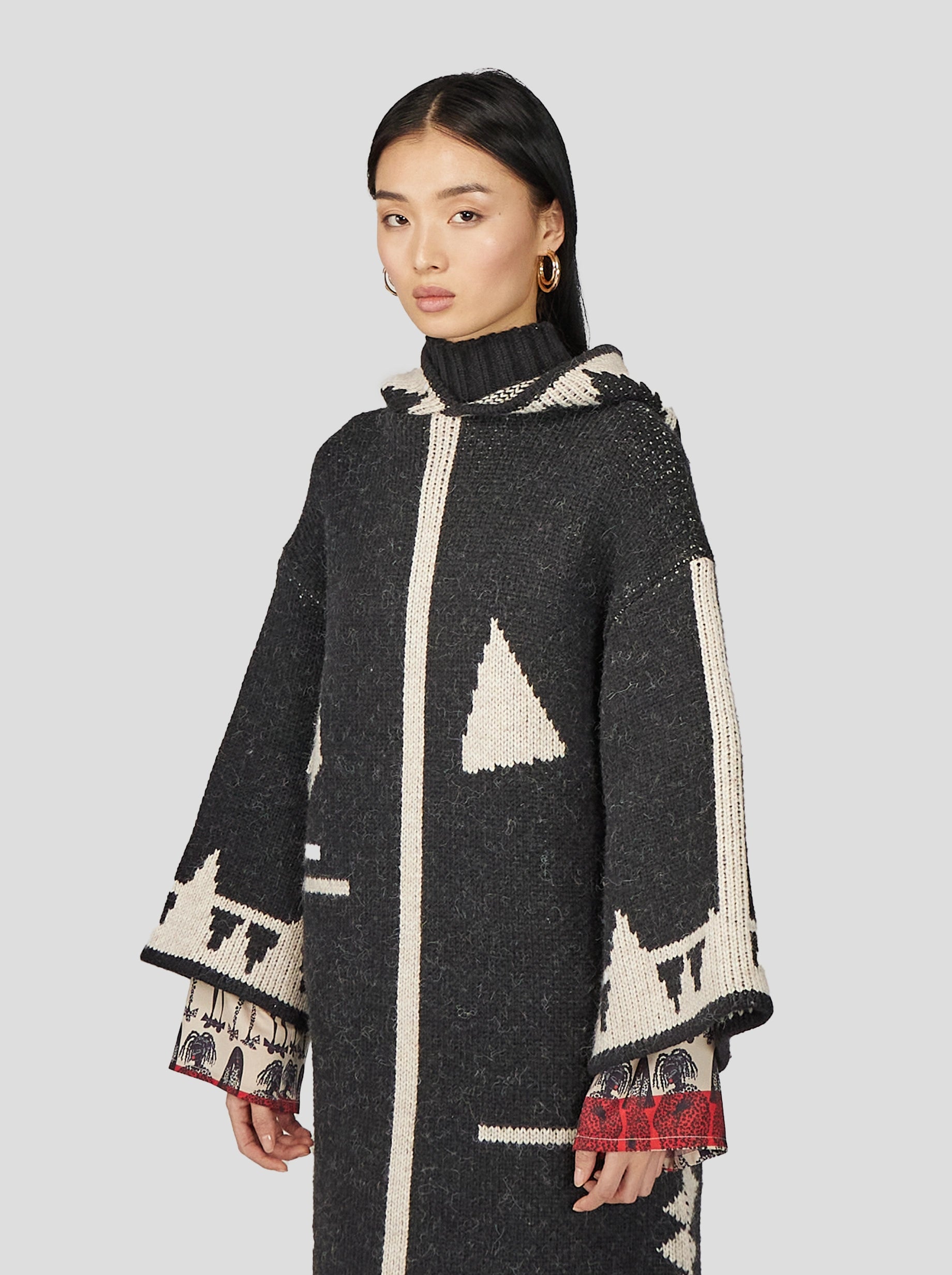 Nome cape in Nomadic knit