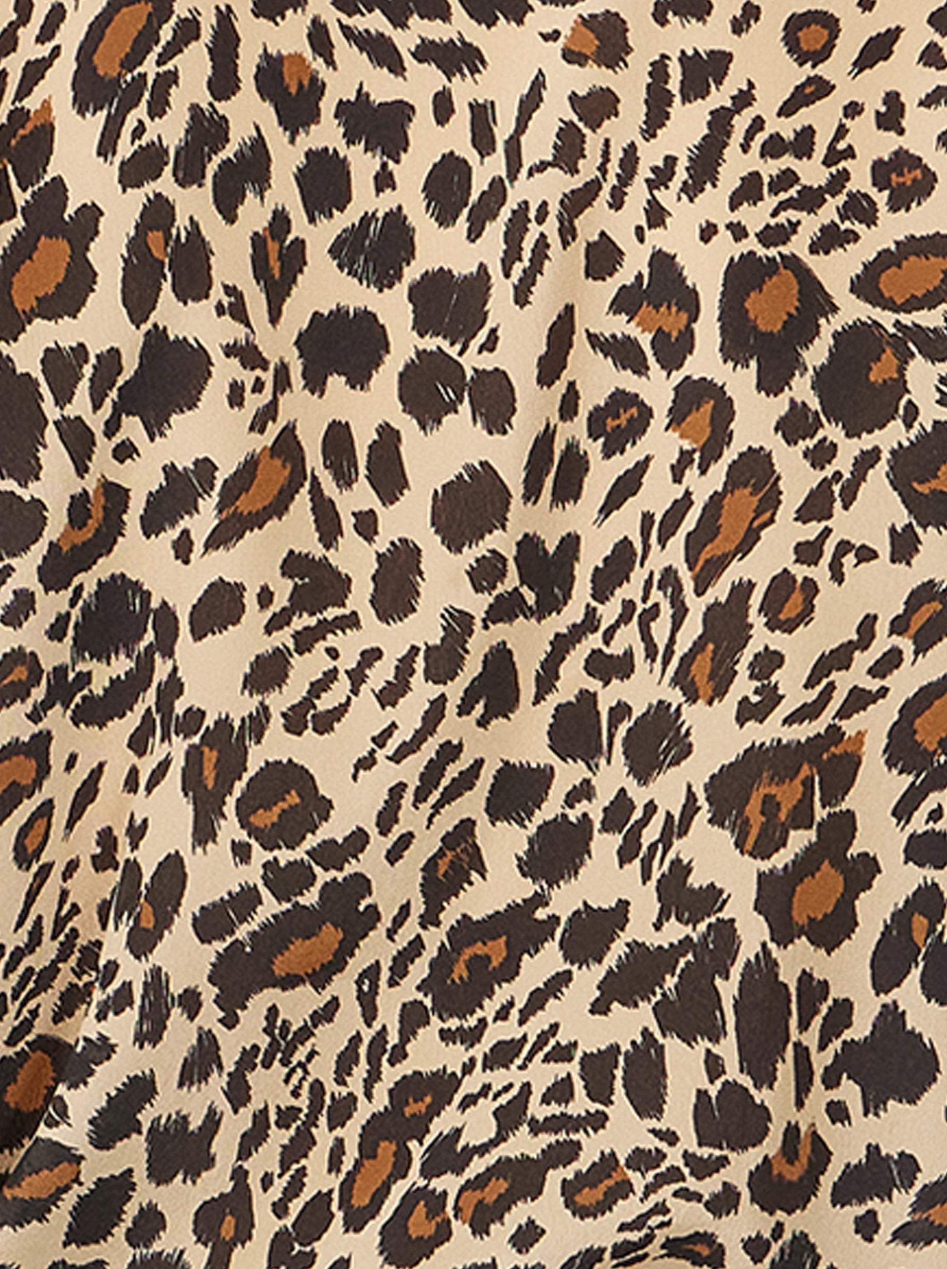 Dori Shirt in Silky Leopard Print