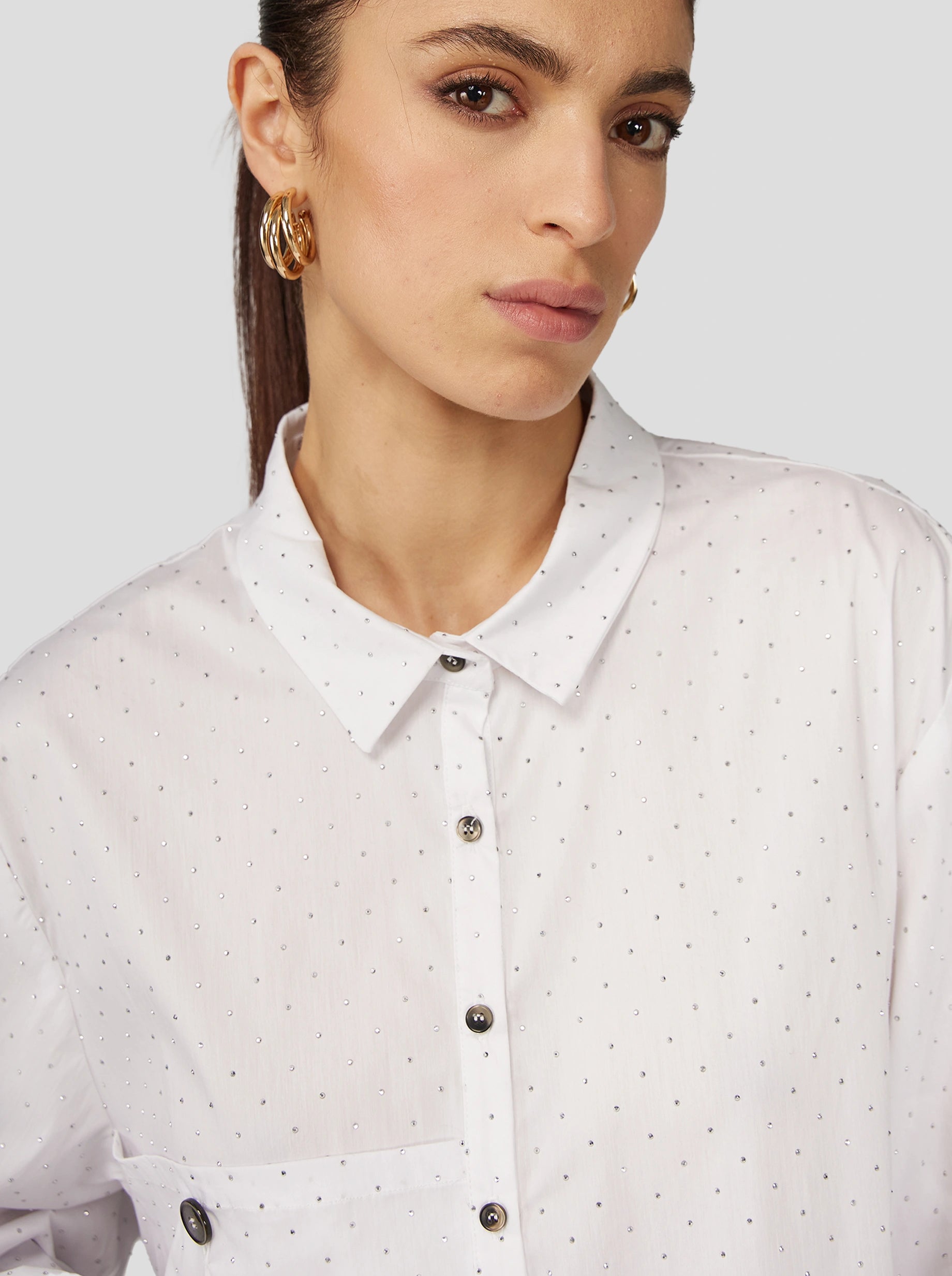 CHEMISE BUFFALO EN COTON CRYSTAL