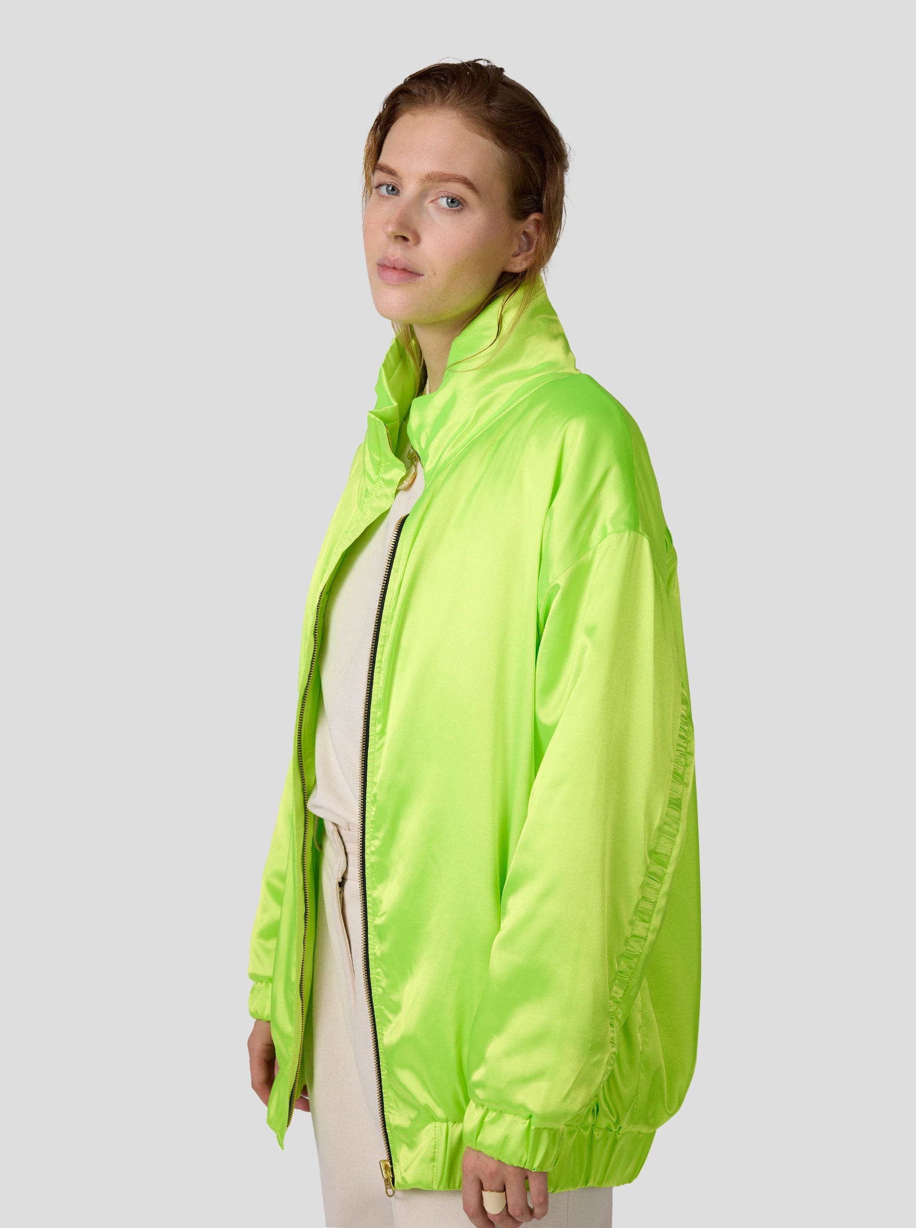 Norma puffy jacket in Sour fabric