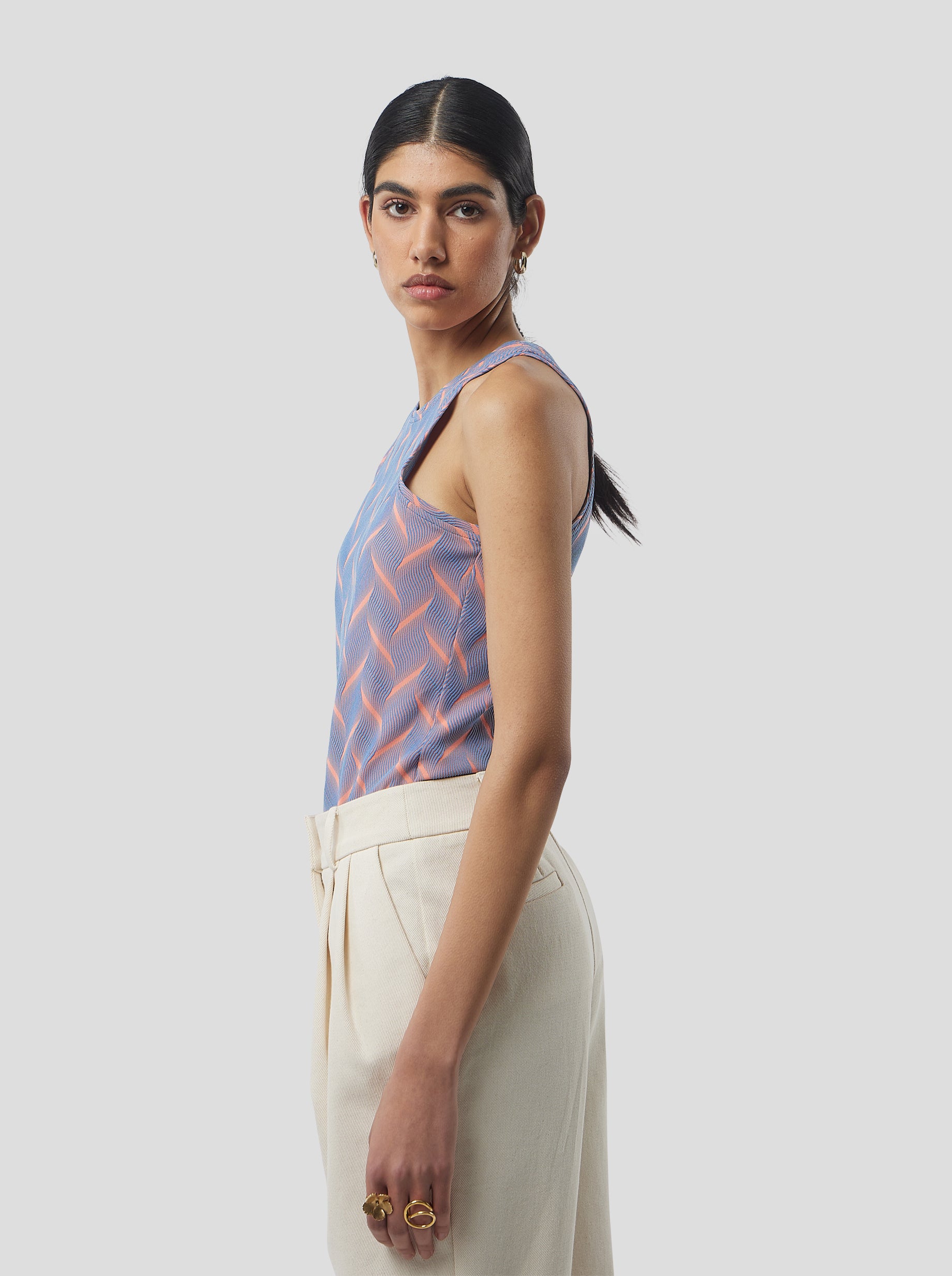 Kloss Top in Quartz Jersey