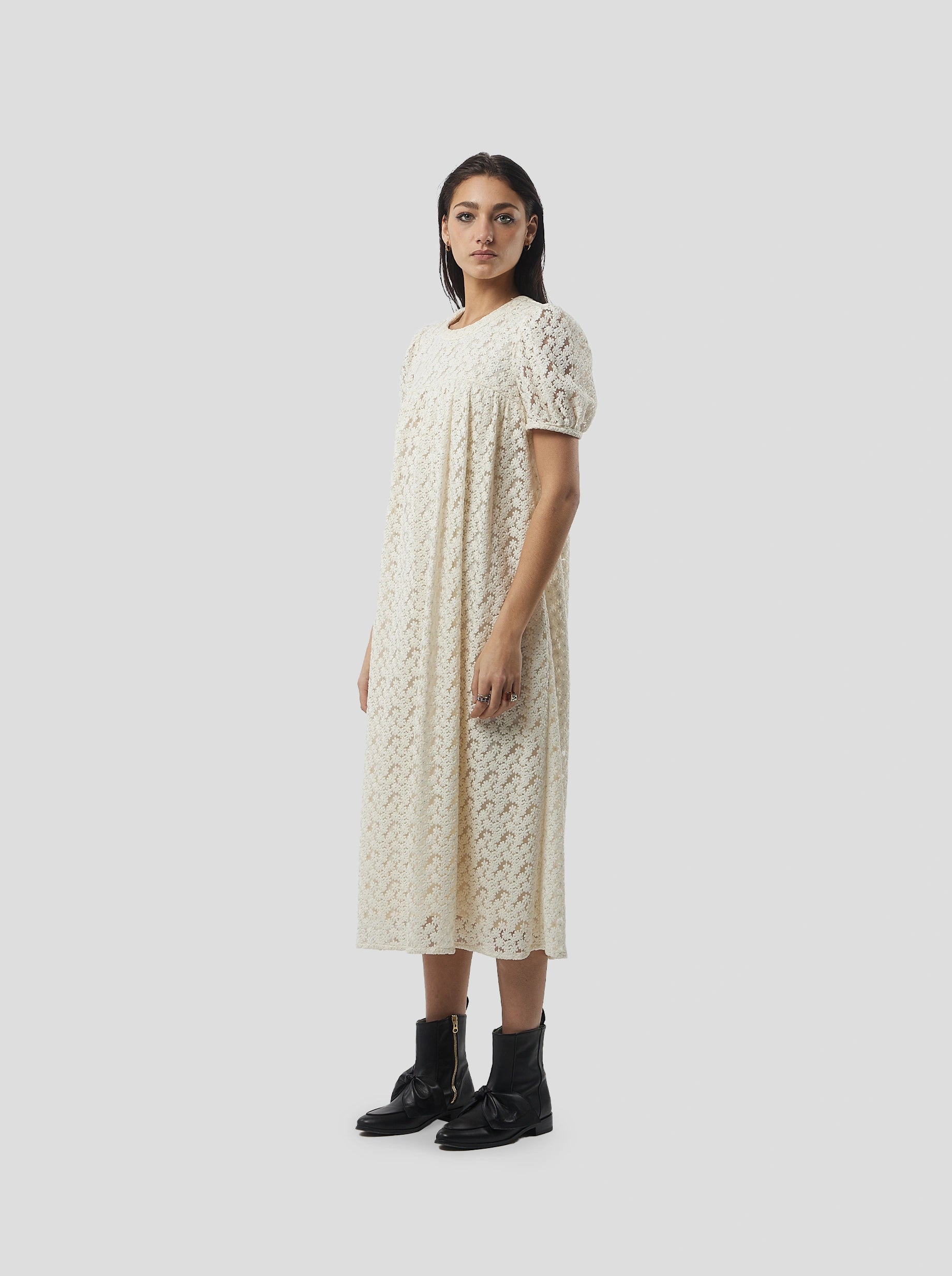 Gaya Dress in Albatre Lace