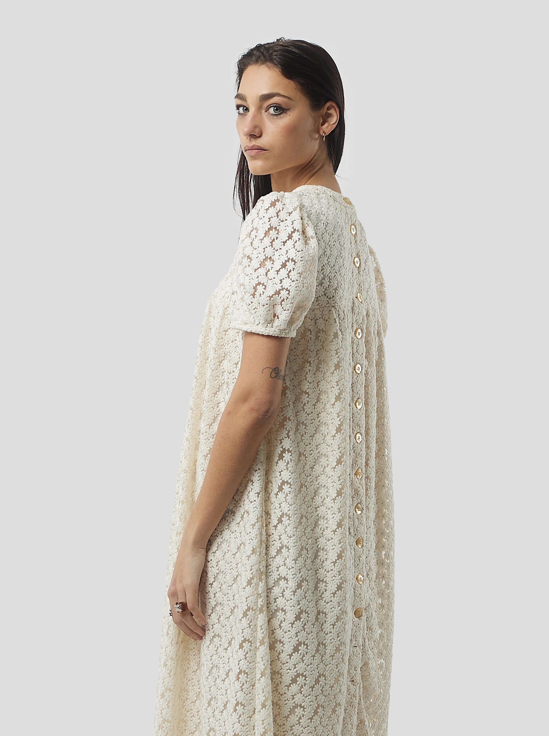 Gaya Dress in Albatre Lace