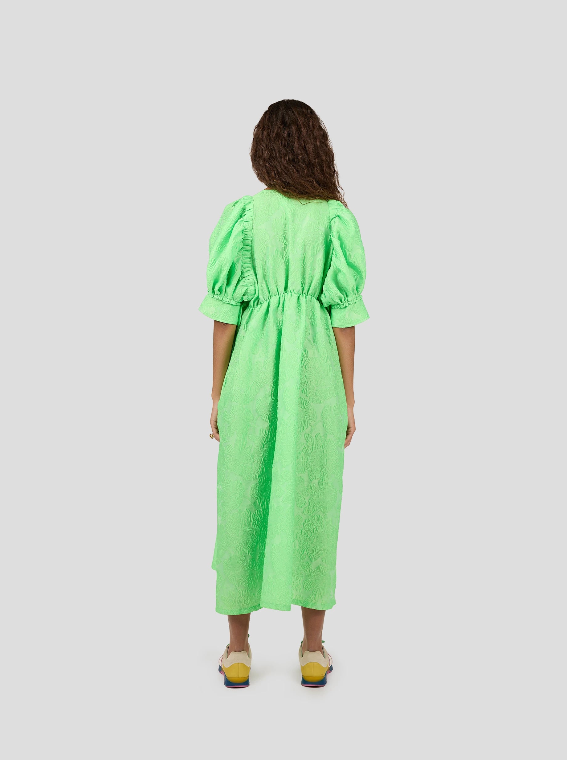 Jim dress in embossed Cactus