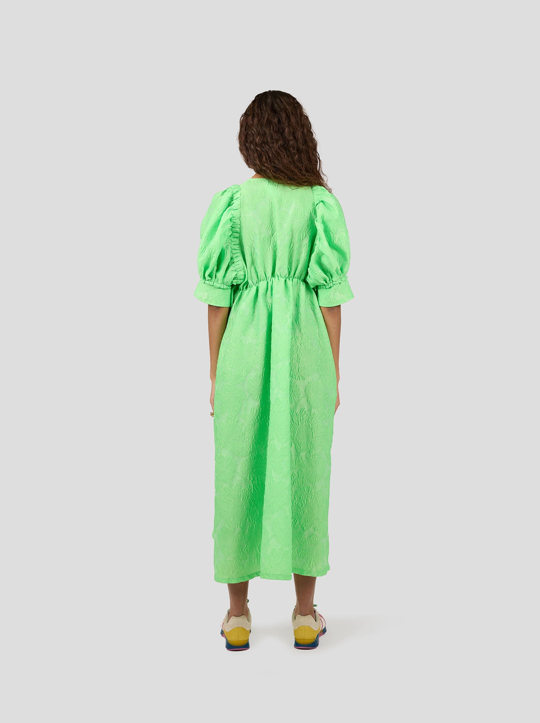 Jim dress in embossed Cactus