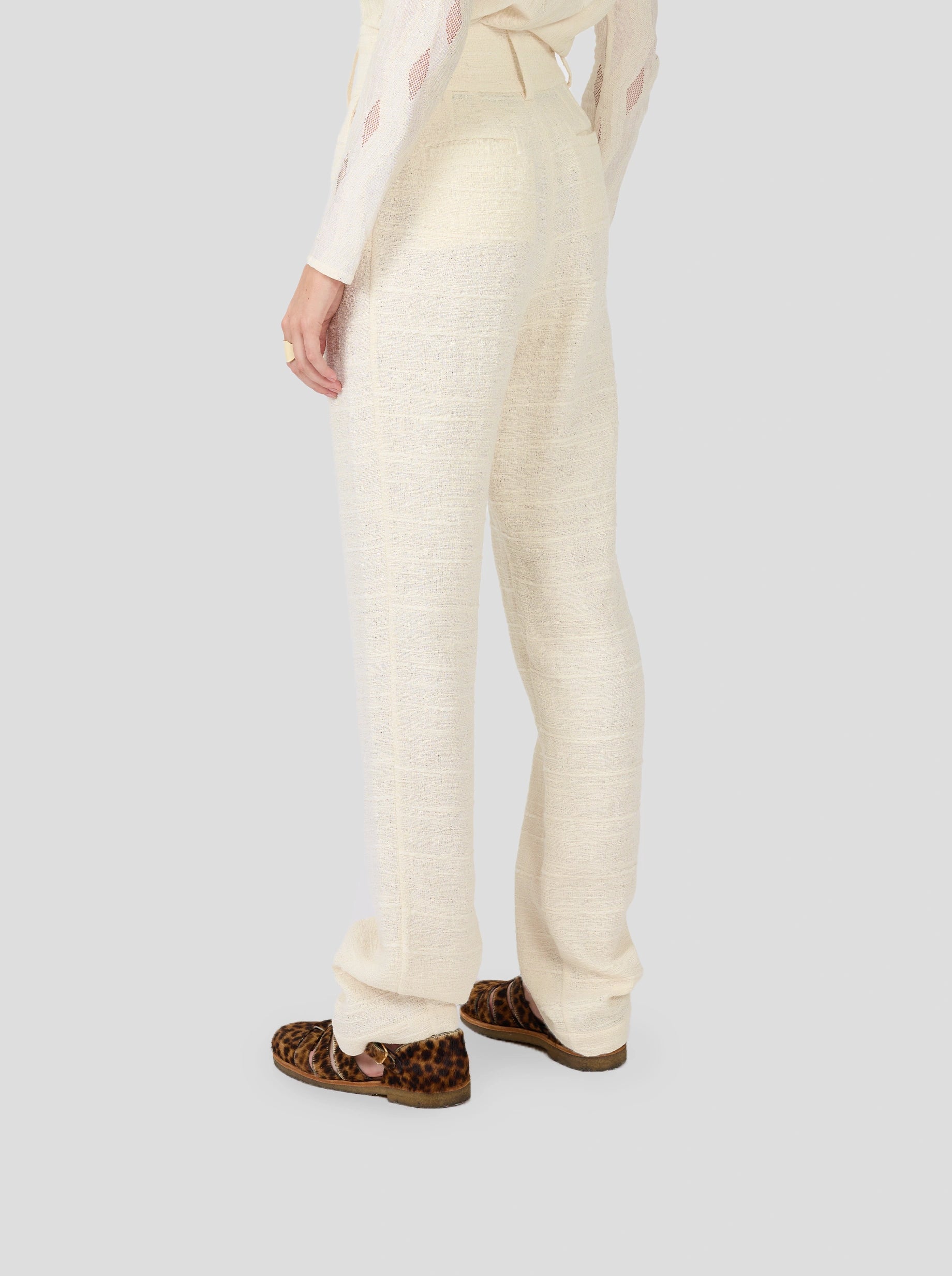 Pantalon Jojo en Toile de Jute ivoire