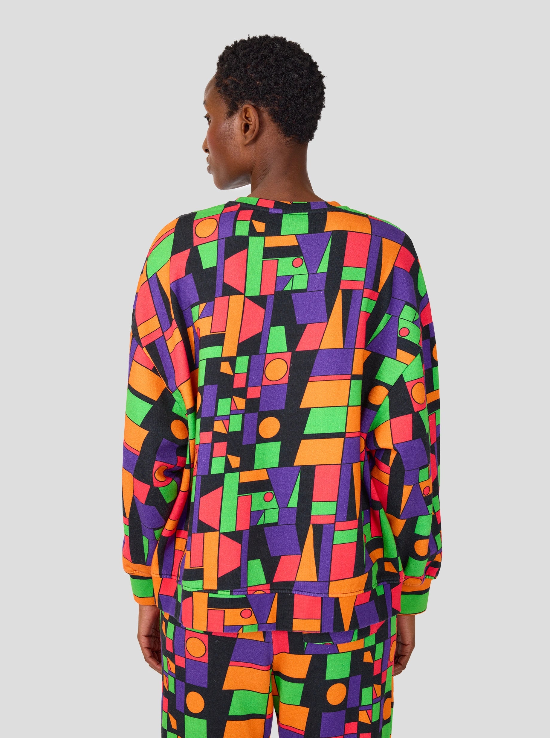 Harlem Jumper in Frequencies Print