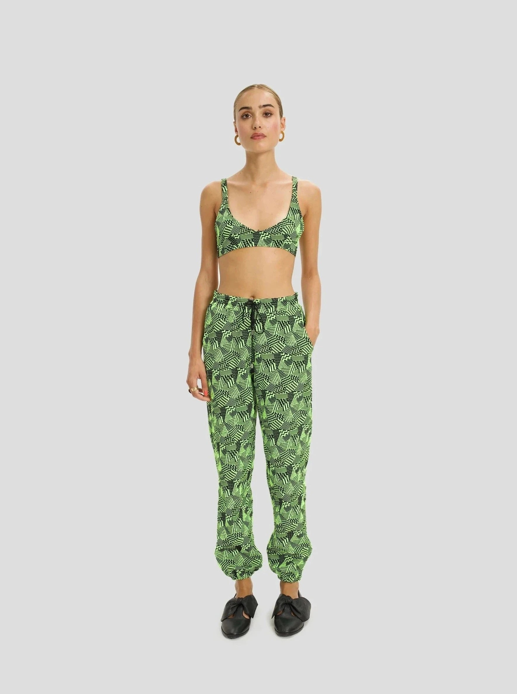 Kiara Sweatpants in Neon Citrus Fizz