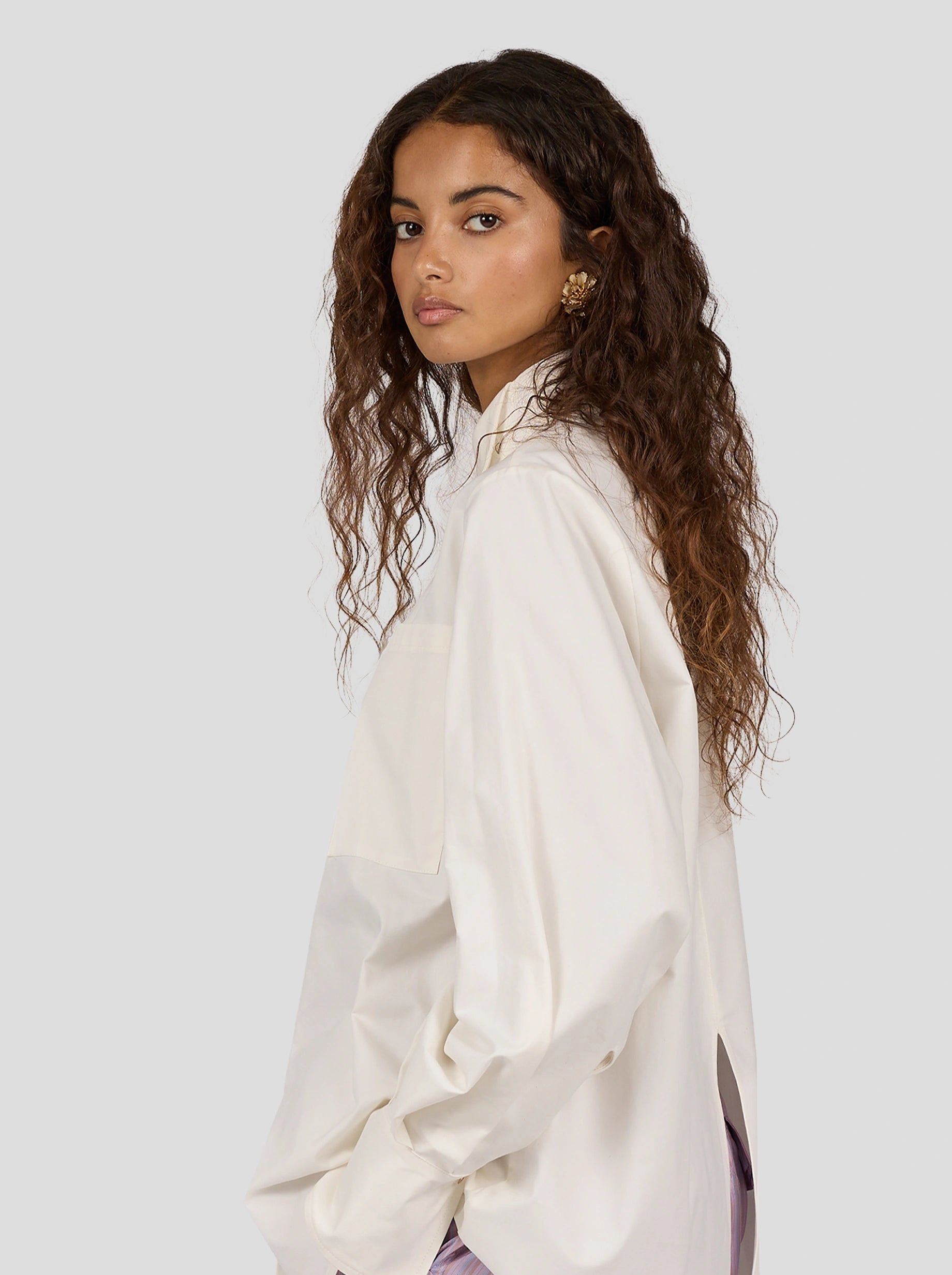 MOGADOR SHIRT IN WHITE POPELIN COTON