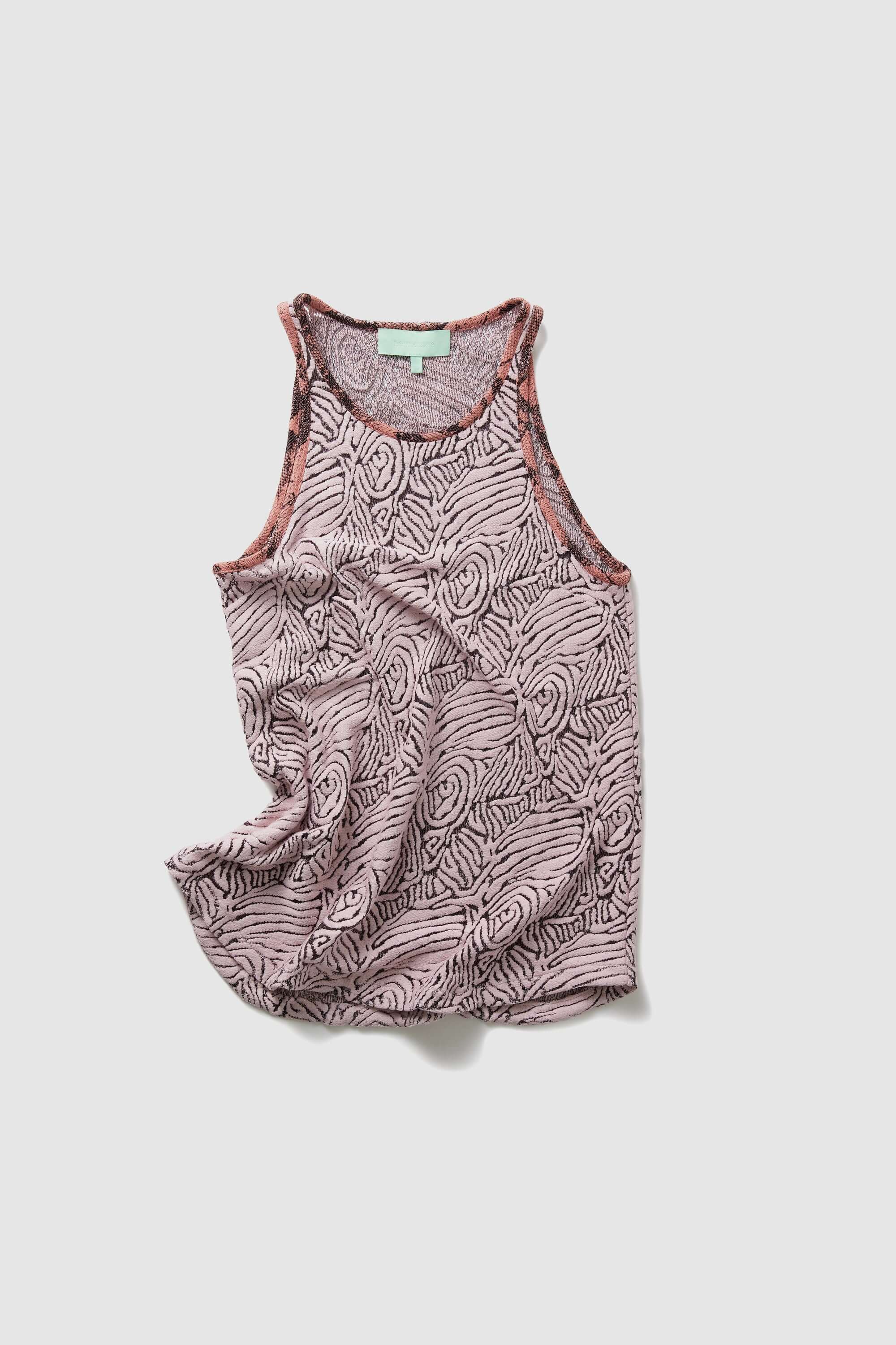 Deva tank top in Organic lace