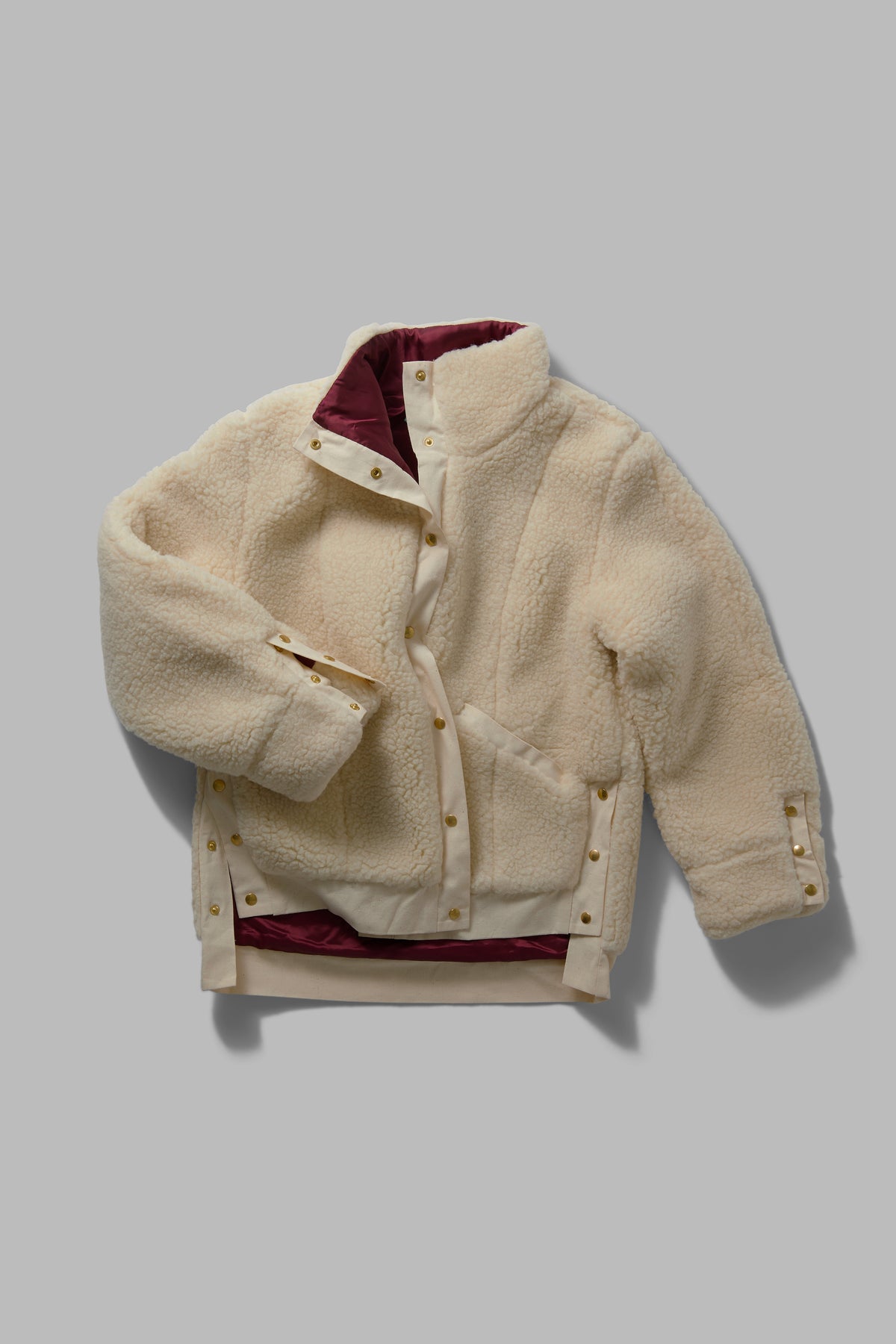 Idol jacket in natural wool