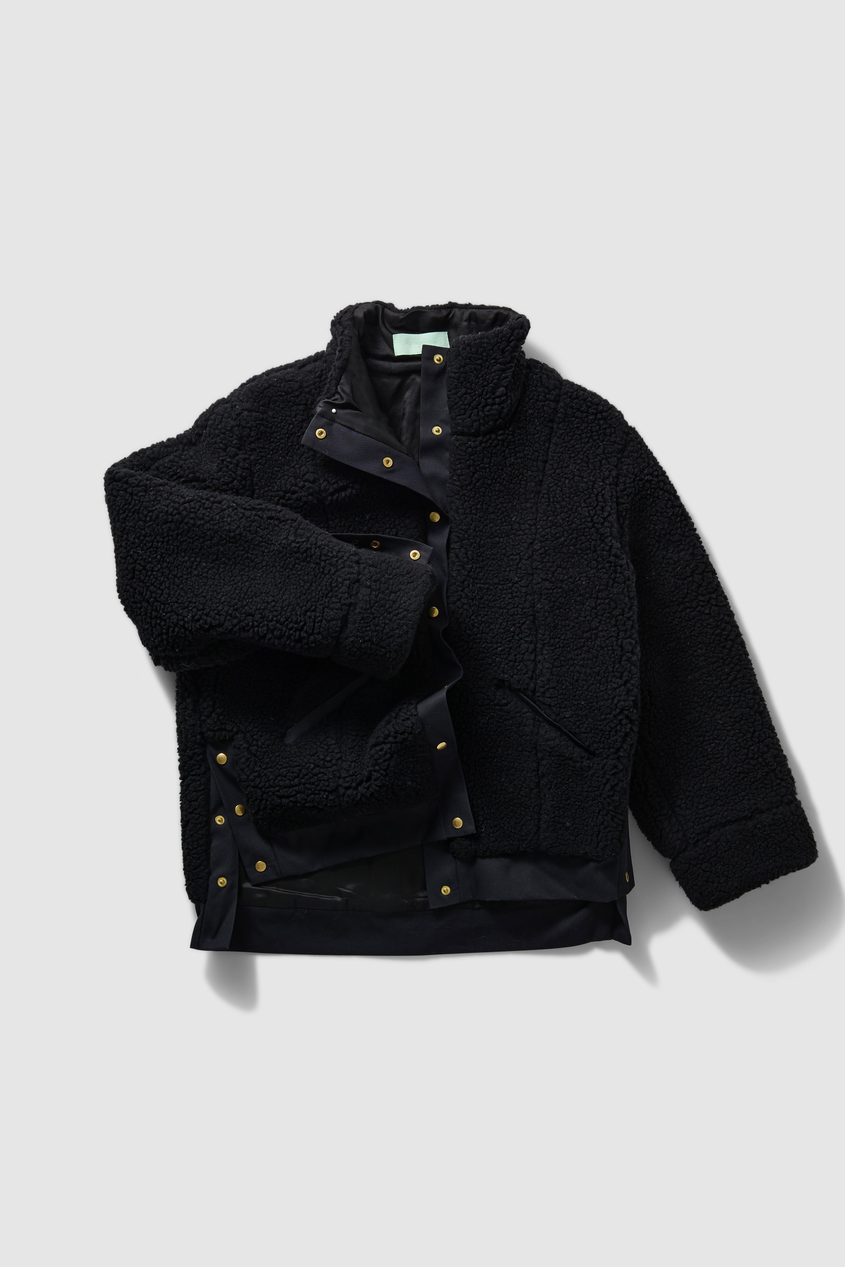 Blouson Idol en laine noire