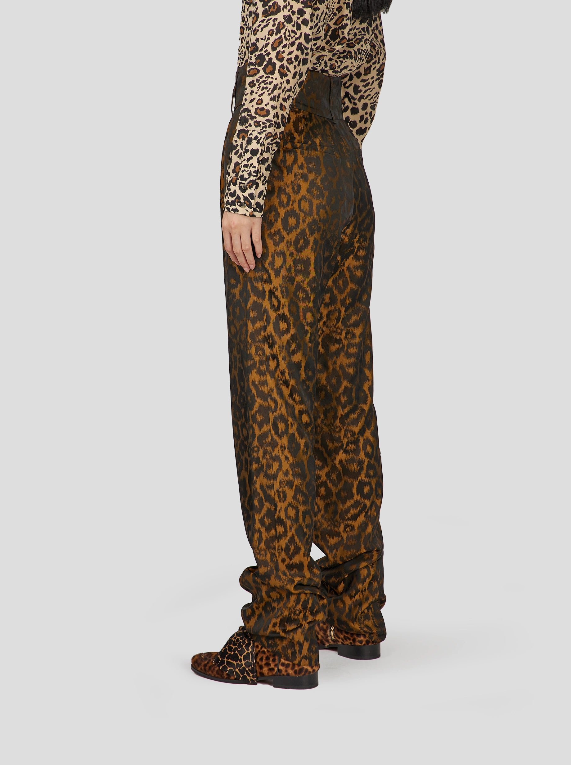 JOJO PANTS IN BRONZE LEOPARD